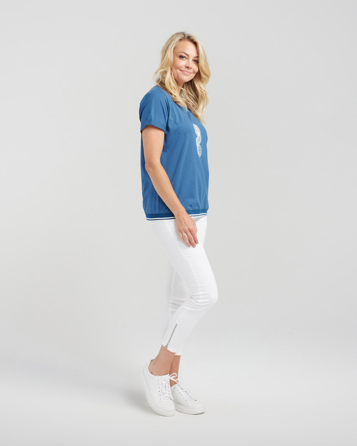 Zafina - Mia T-Shirt - Z1002A - Marine