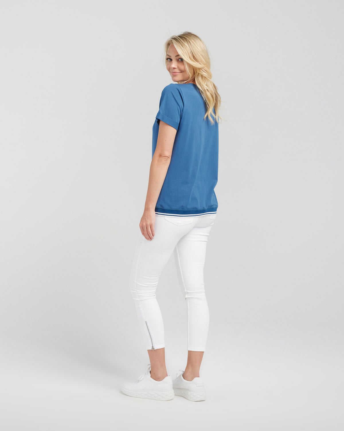 Zafina - Mia T-Shirt - Z1002A - Marine