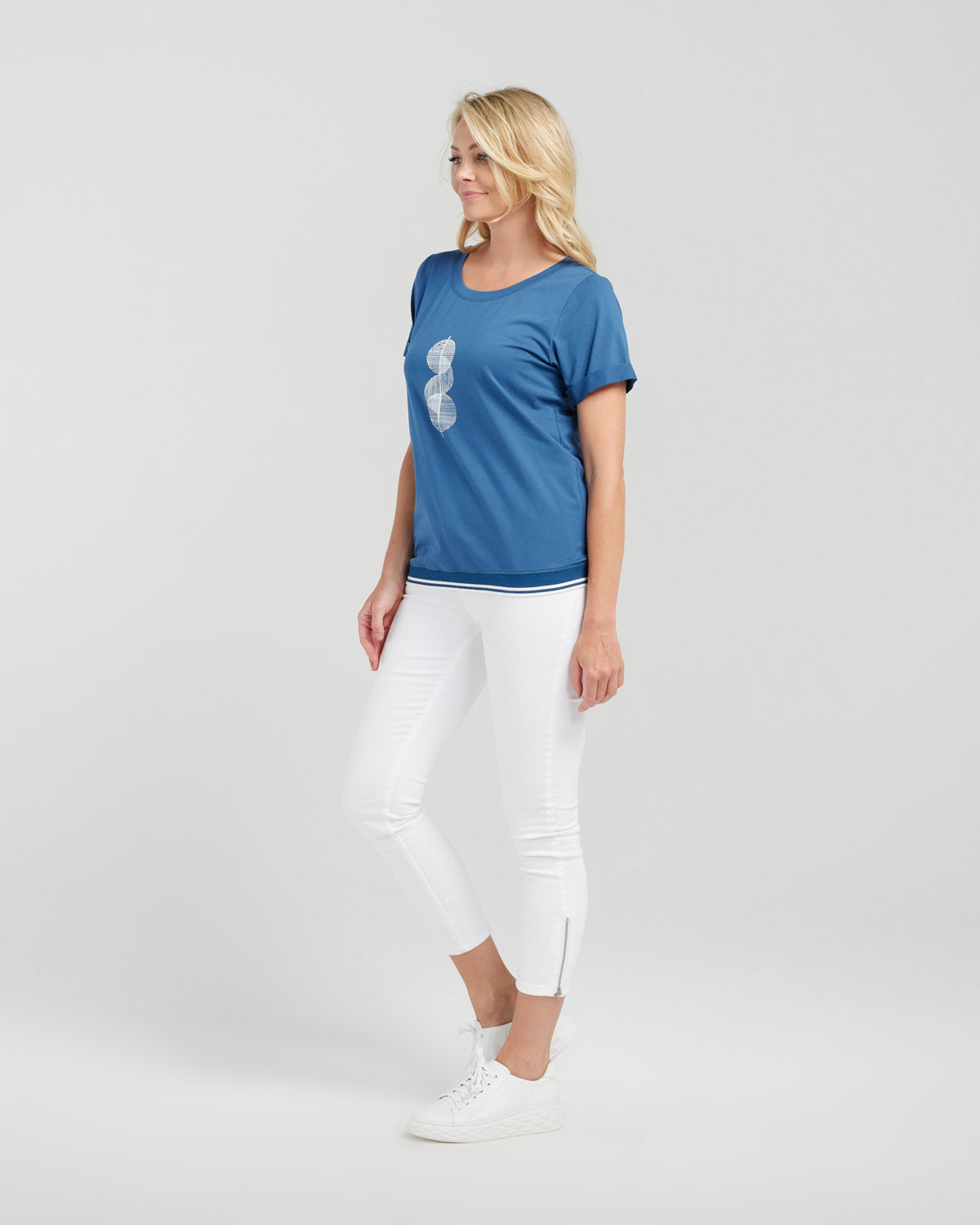 Zafina - Mia T-Shirt - Z1002A - Marine