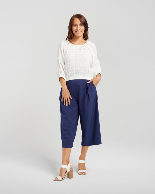 Zafina - Caitlin Top - Z1016A - White Top