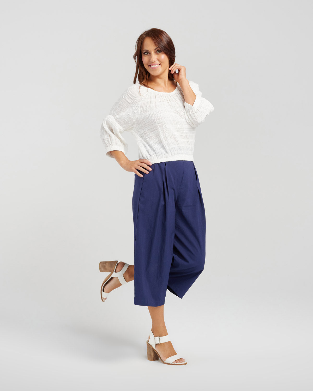 Zafina - Caitlin Top - Z1016A - White Top