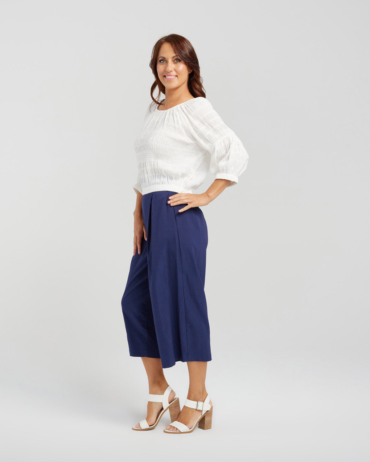 Zafina - Caitlin Top - Z1016A - White Top