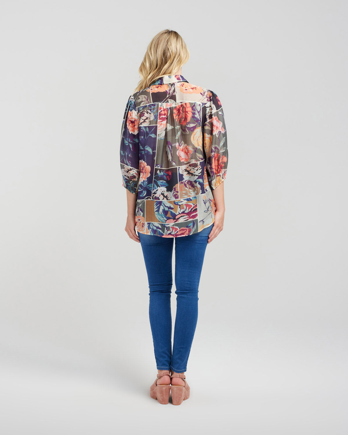 Zafina - Emily Shirt - Z1028-1 - Flower Party