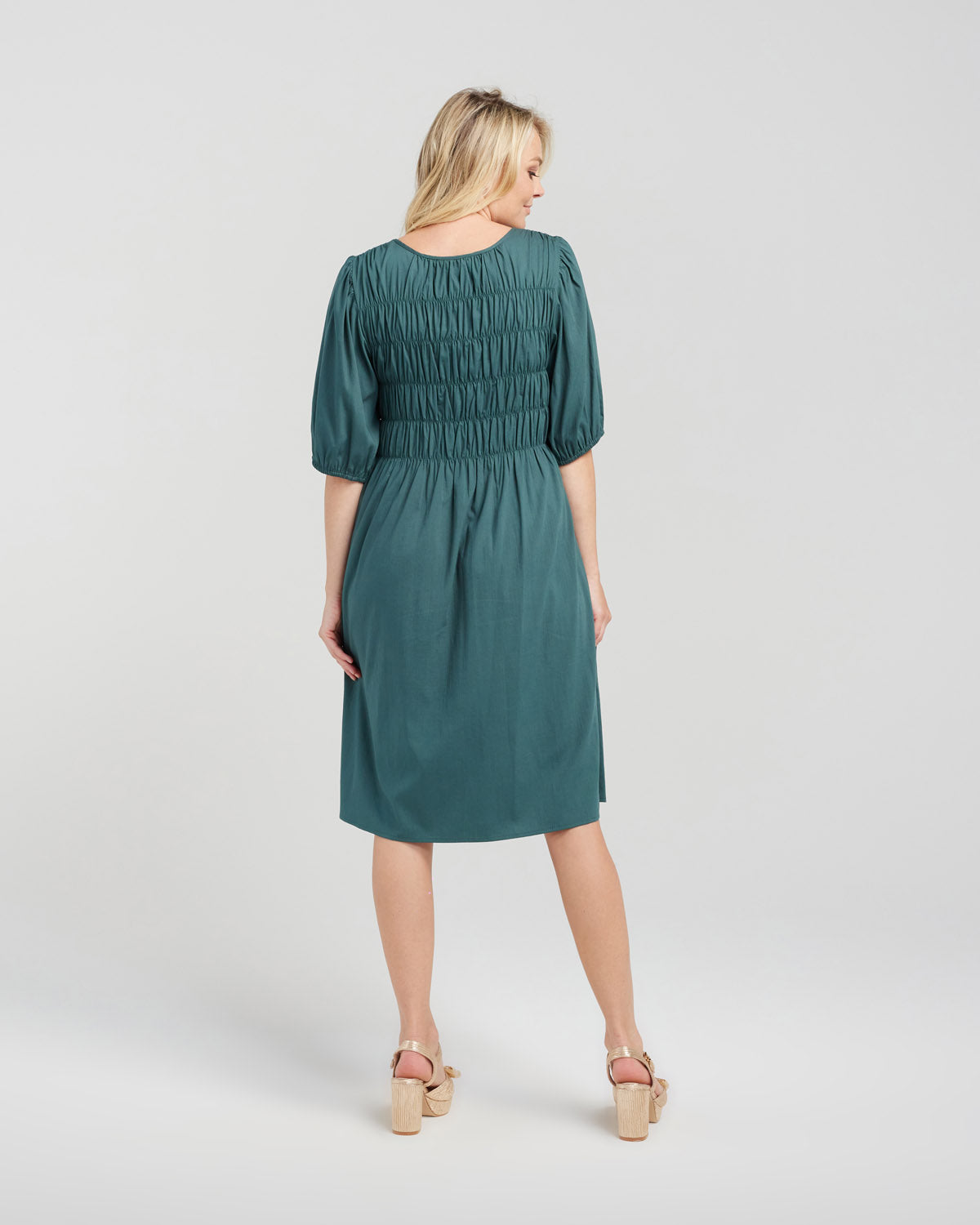 Zafina - Sienna dress - Z1059A - Deep Green