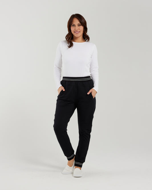 Zafina - Alice Pant Pull On Pant - Black - Due 1st March