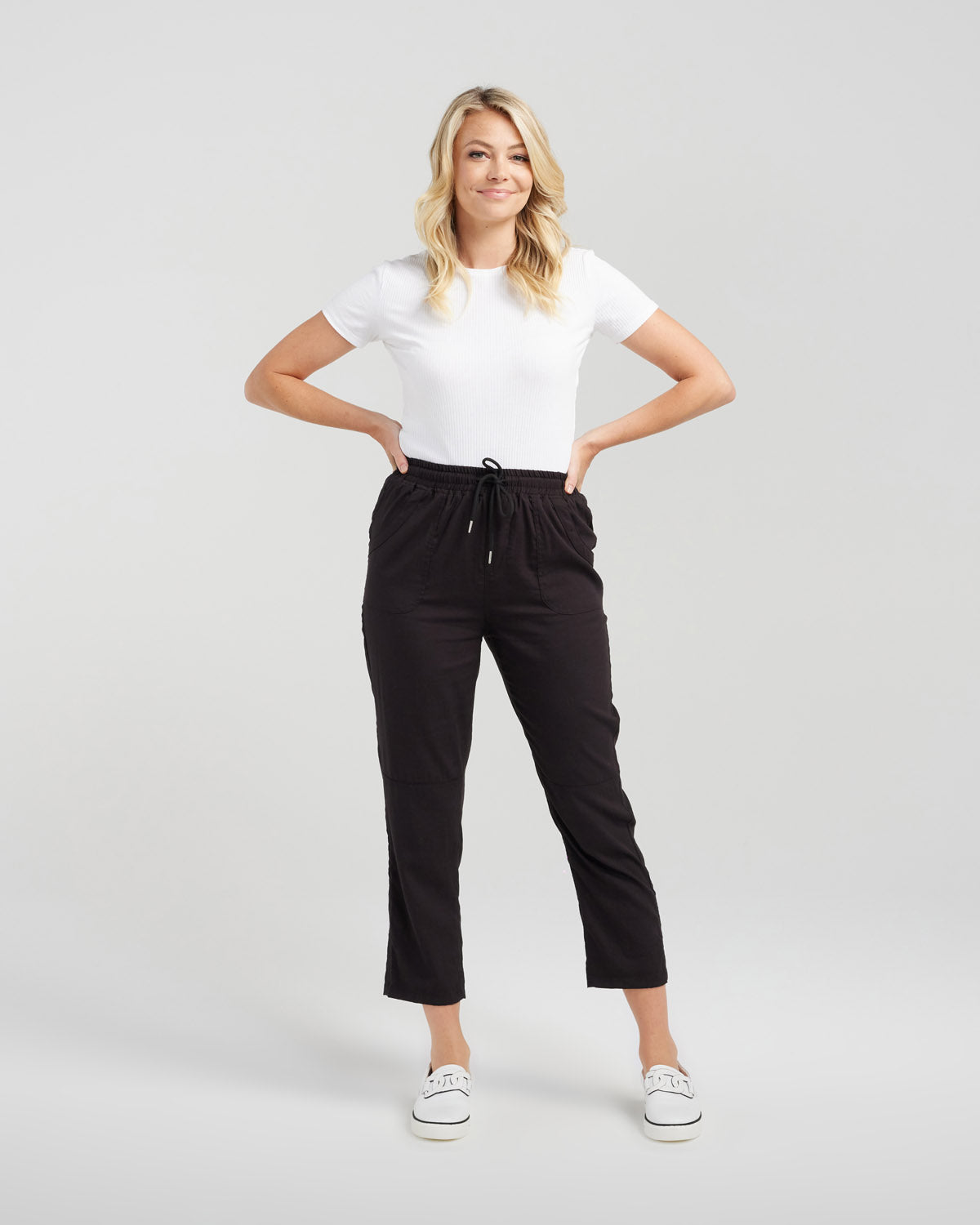 Zafina - Page Pant - ZJ1108B - Black