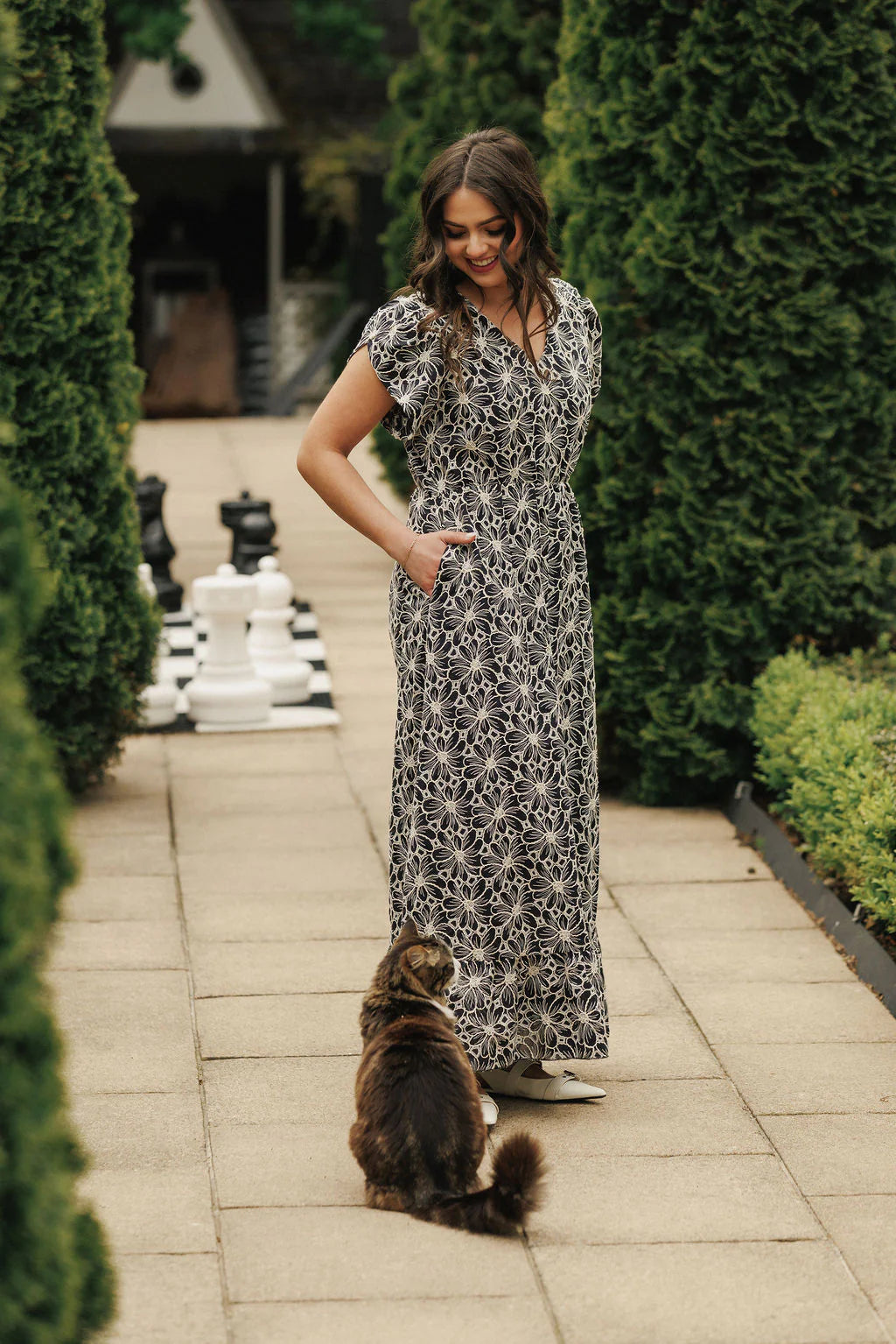 Greta Dress - Black Champagne - Coming Soon