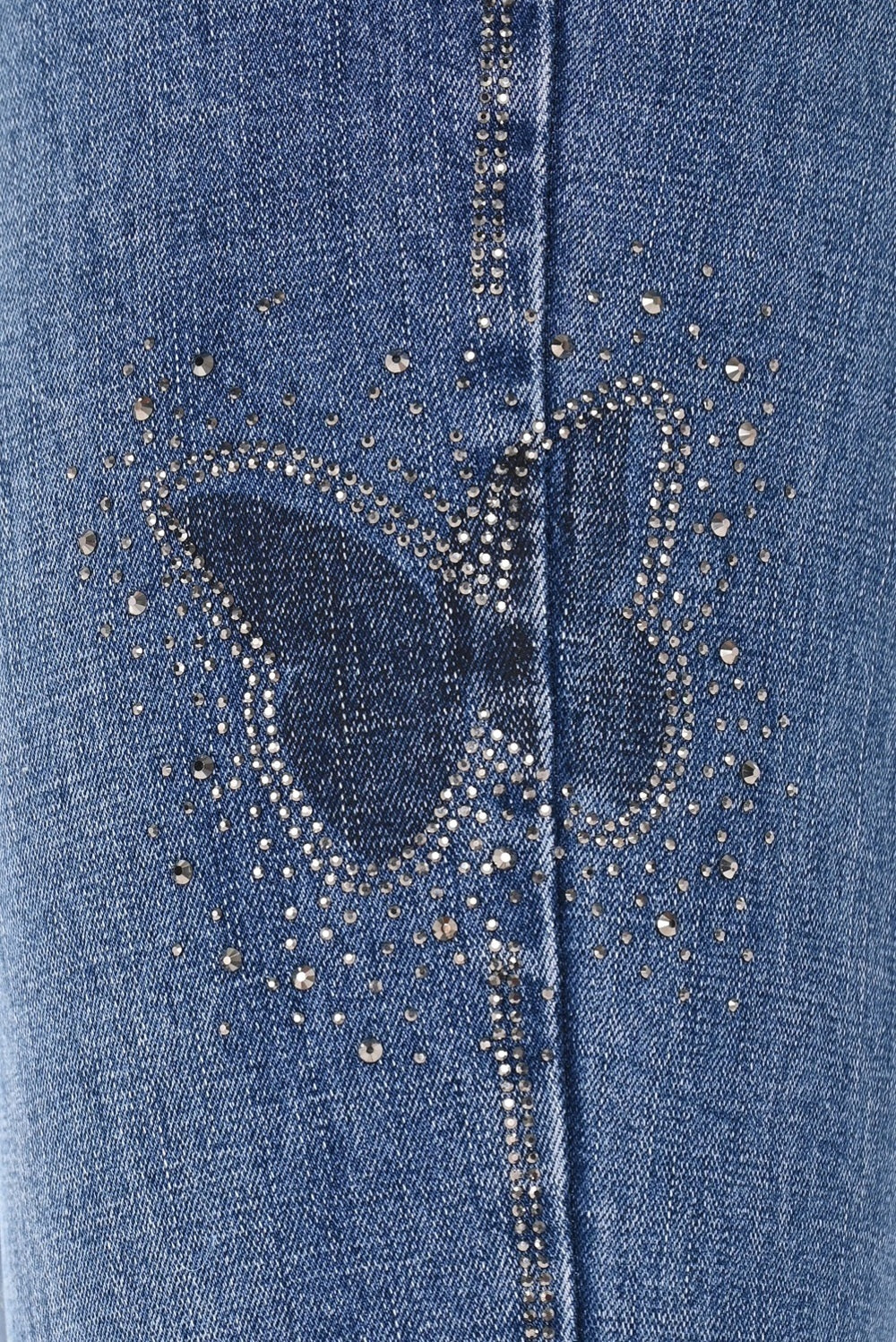 Frank Lyman - Butterfly Embellished Jeans - 246202U