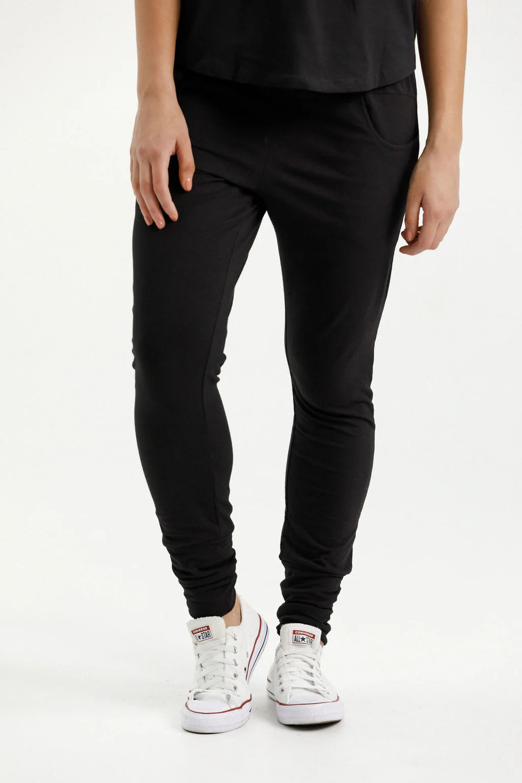 APARTMENT PANTS - Black with Stormy Stripe X - HL100 46