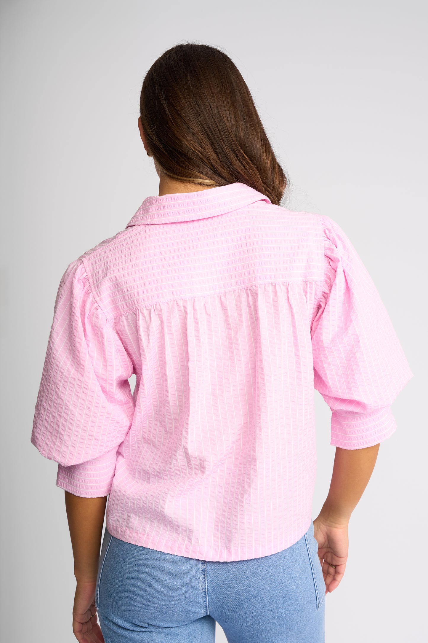 Emmett Shirt - Pink Stripe