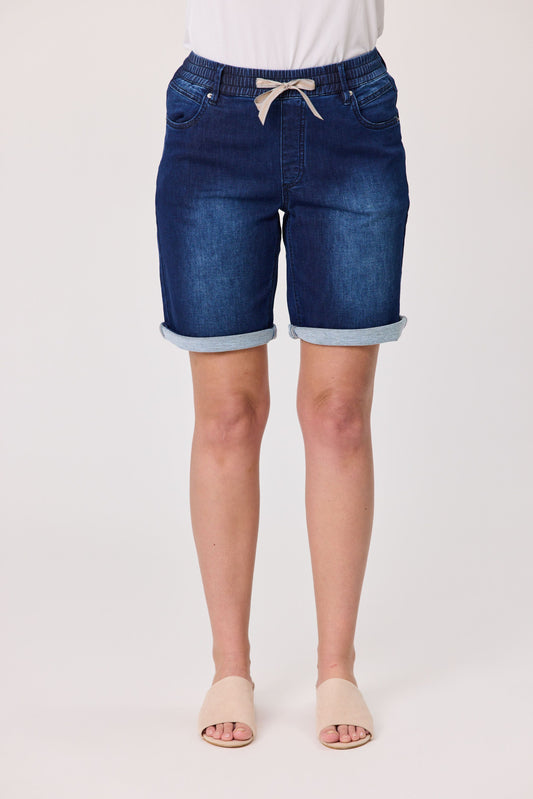 Knit Denim Short