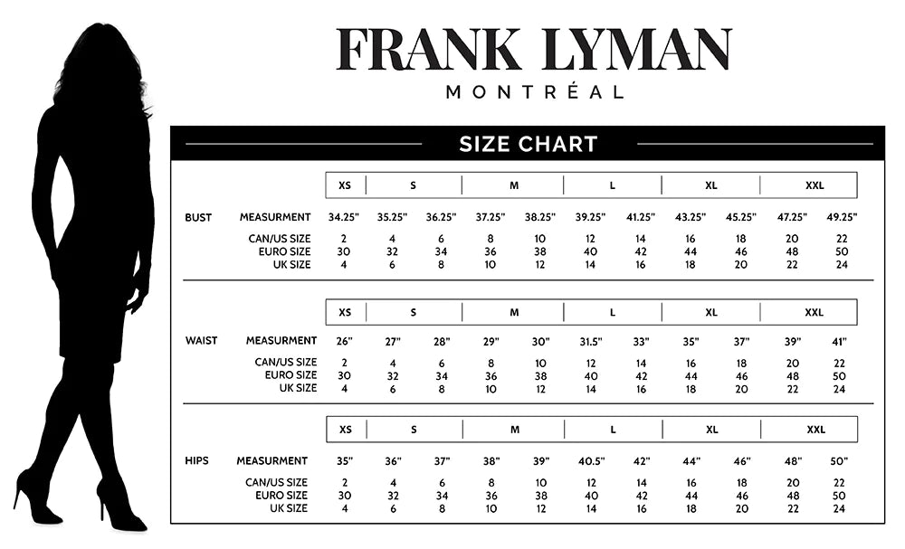Frank Lyman - Chiffon Wrap Style Dress - Pink/Royal Blue