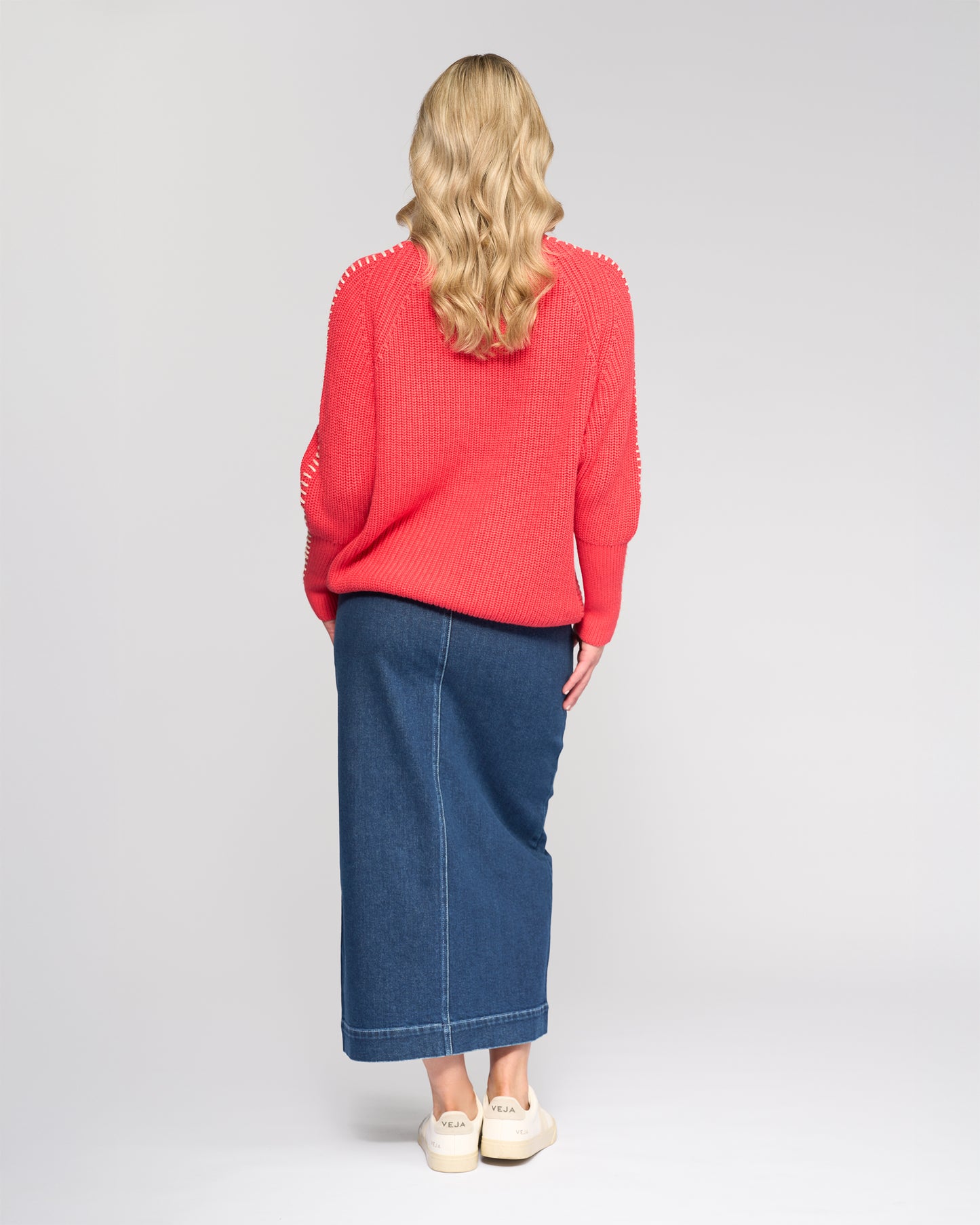 Star Sweater - Coral