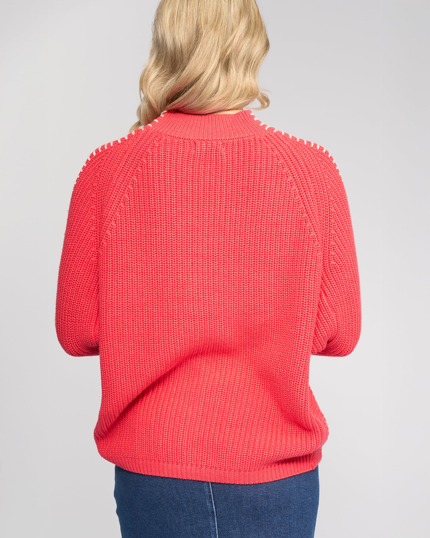 Star Sweater - Coral