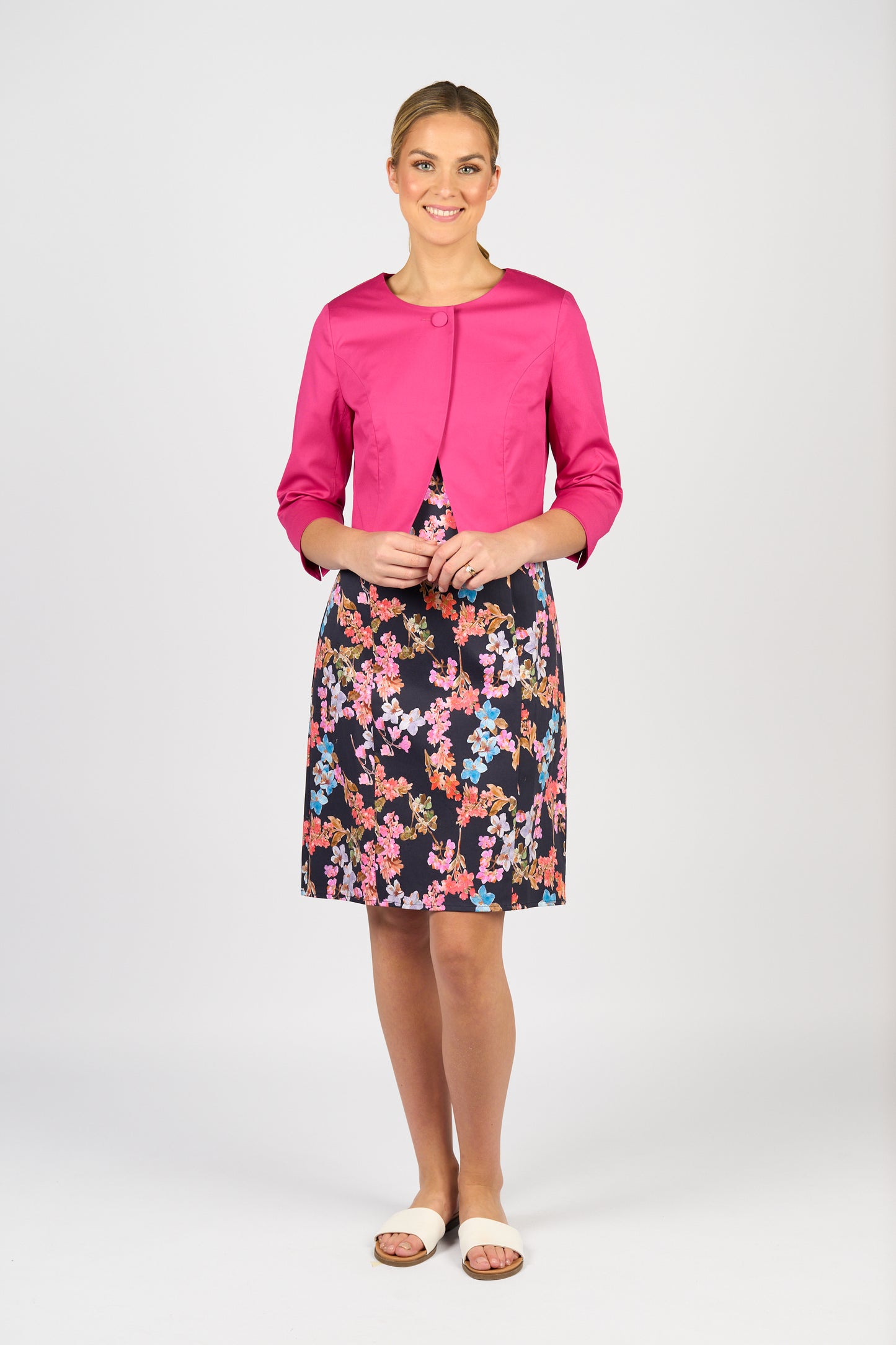 Cropped Jacket - 2087 - Wildberry