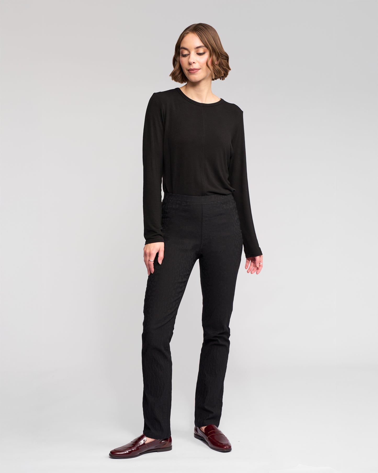 Bay Embossed Pull On - 234AF - Black