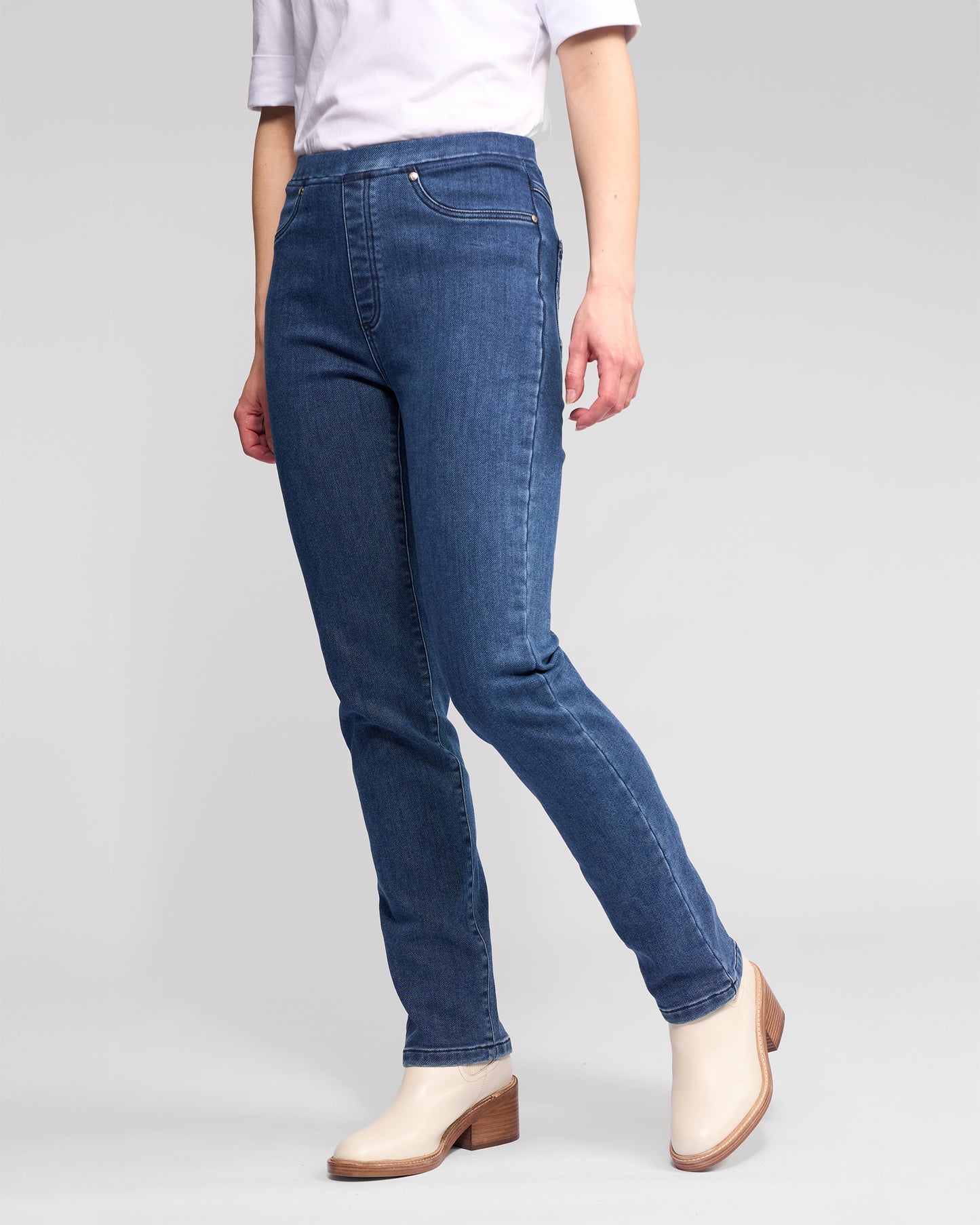Bay Denim Pull On - 234DN - Brushed Indigo