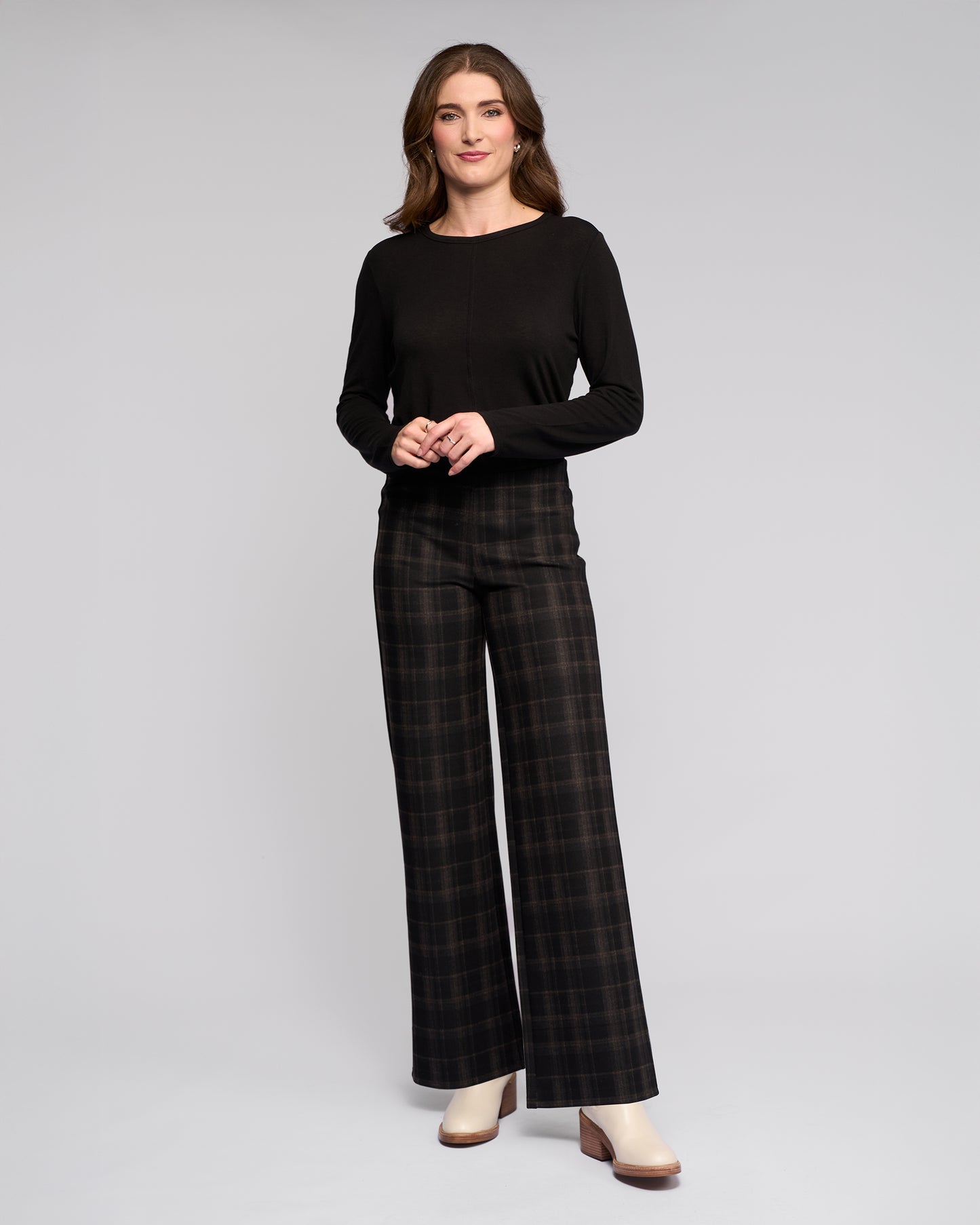 Loft Ponti Pull On - 235 - Checkmate