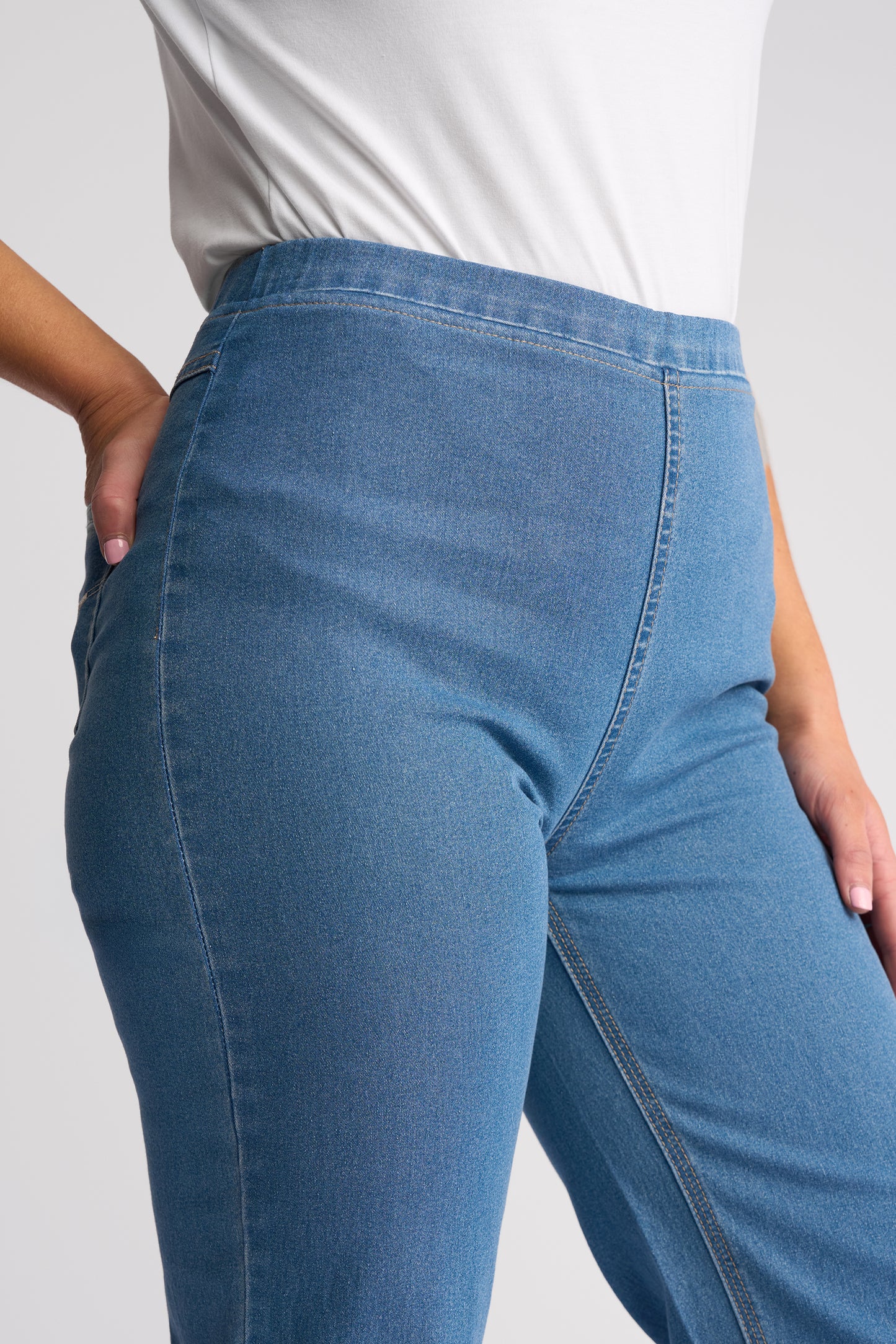 275CS - Seattle Pull On Pants - Light Denim - (Due 2nd Week Aug)