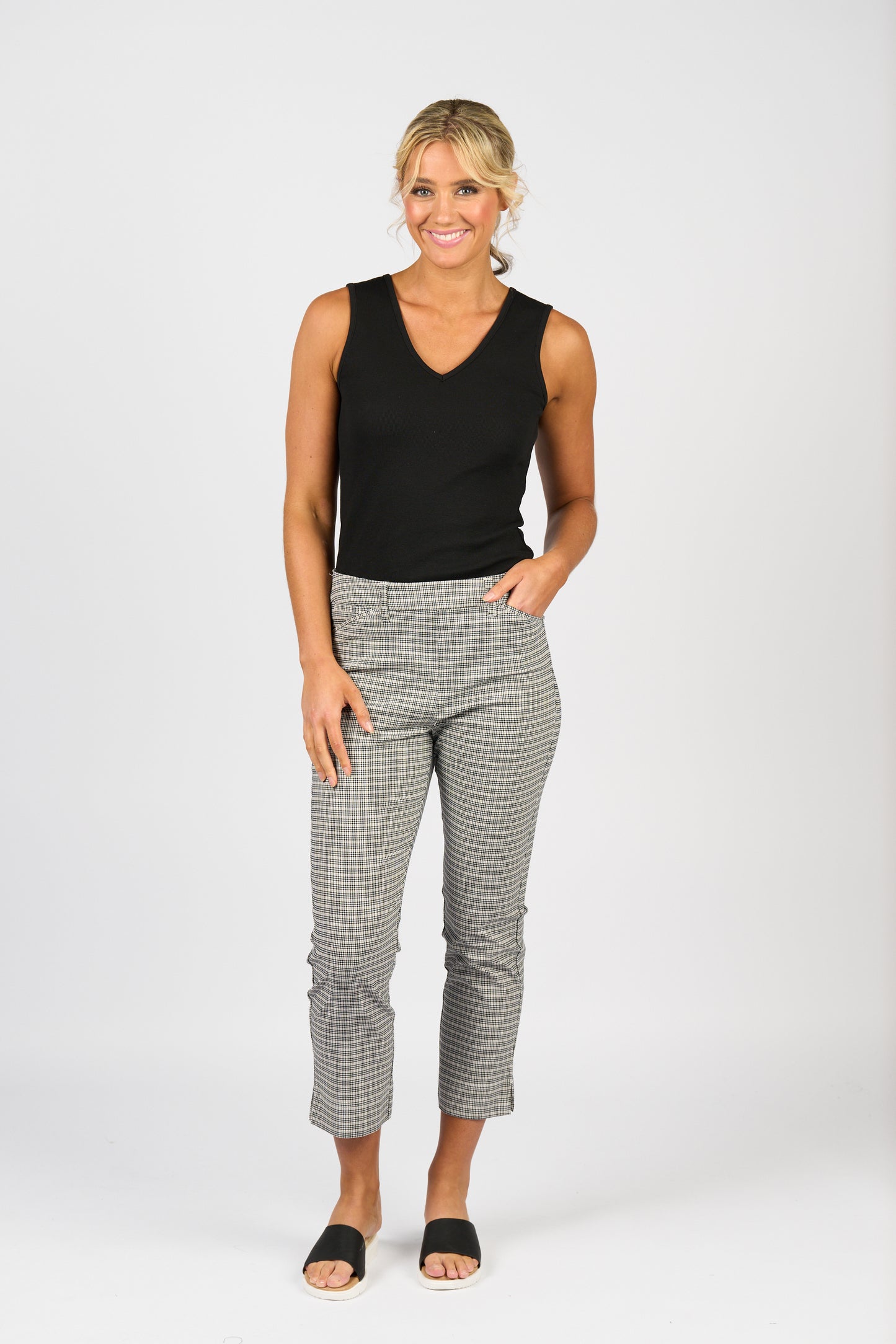 7/8 pant - 297 - Mini Check