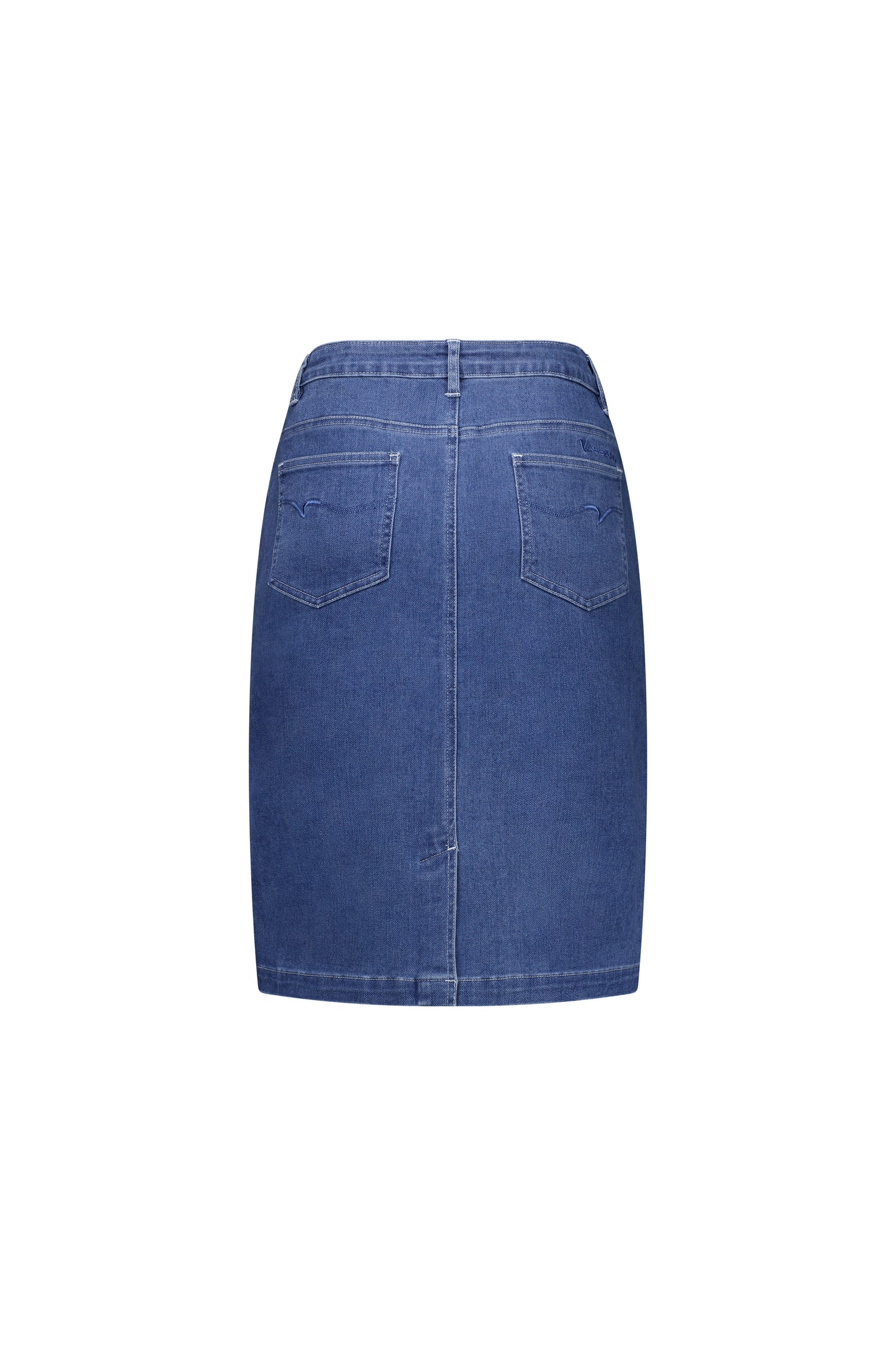 Denim Skirt -372AV - Blue Hue