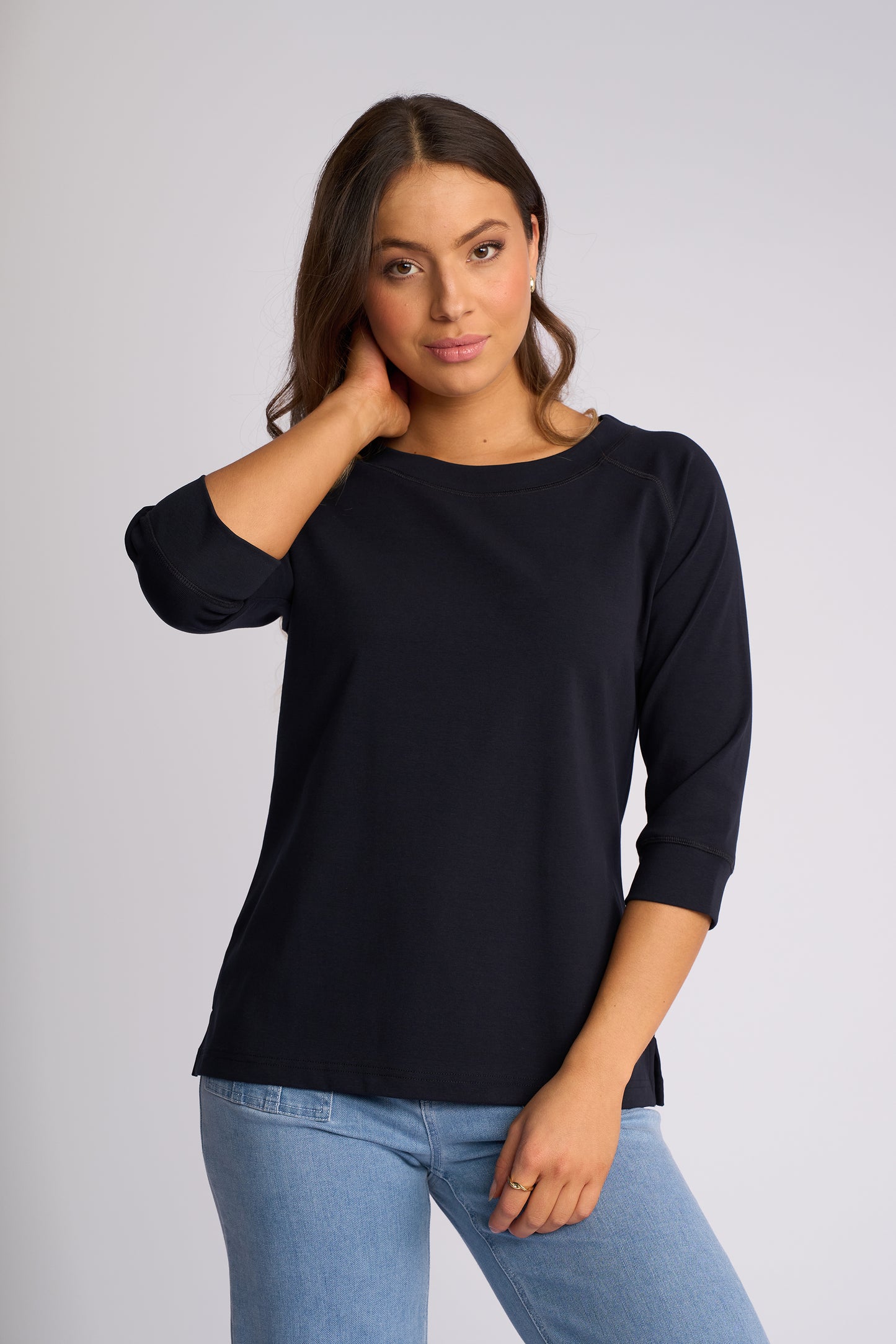 4381 - Canyon Top - Ink (3/4 Sleeve)