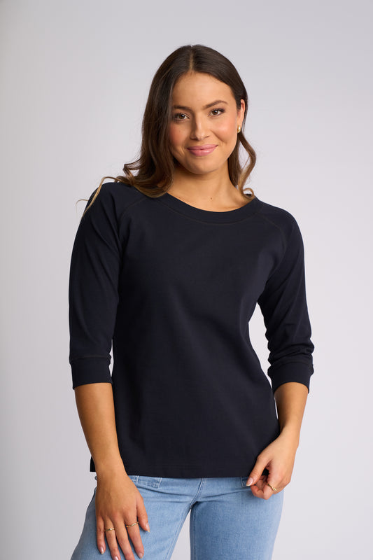4381 - Canyon Top - Ink (3/4 Sleeve)