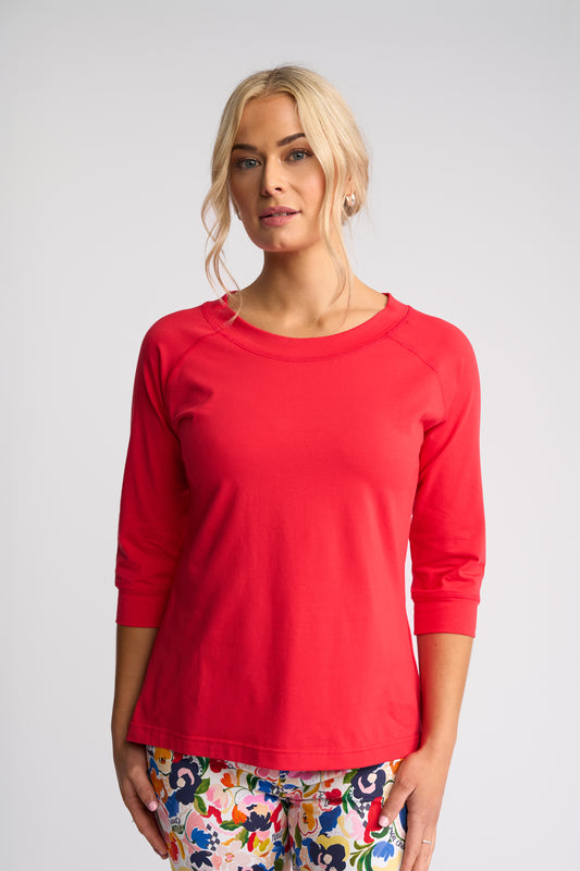 4381 - Canyon Top - Raspberry (3/4 Sleeve)