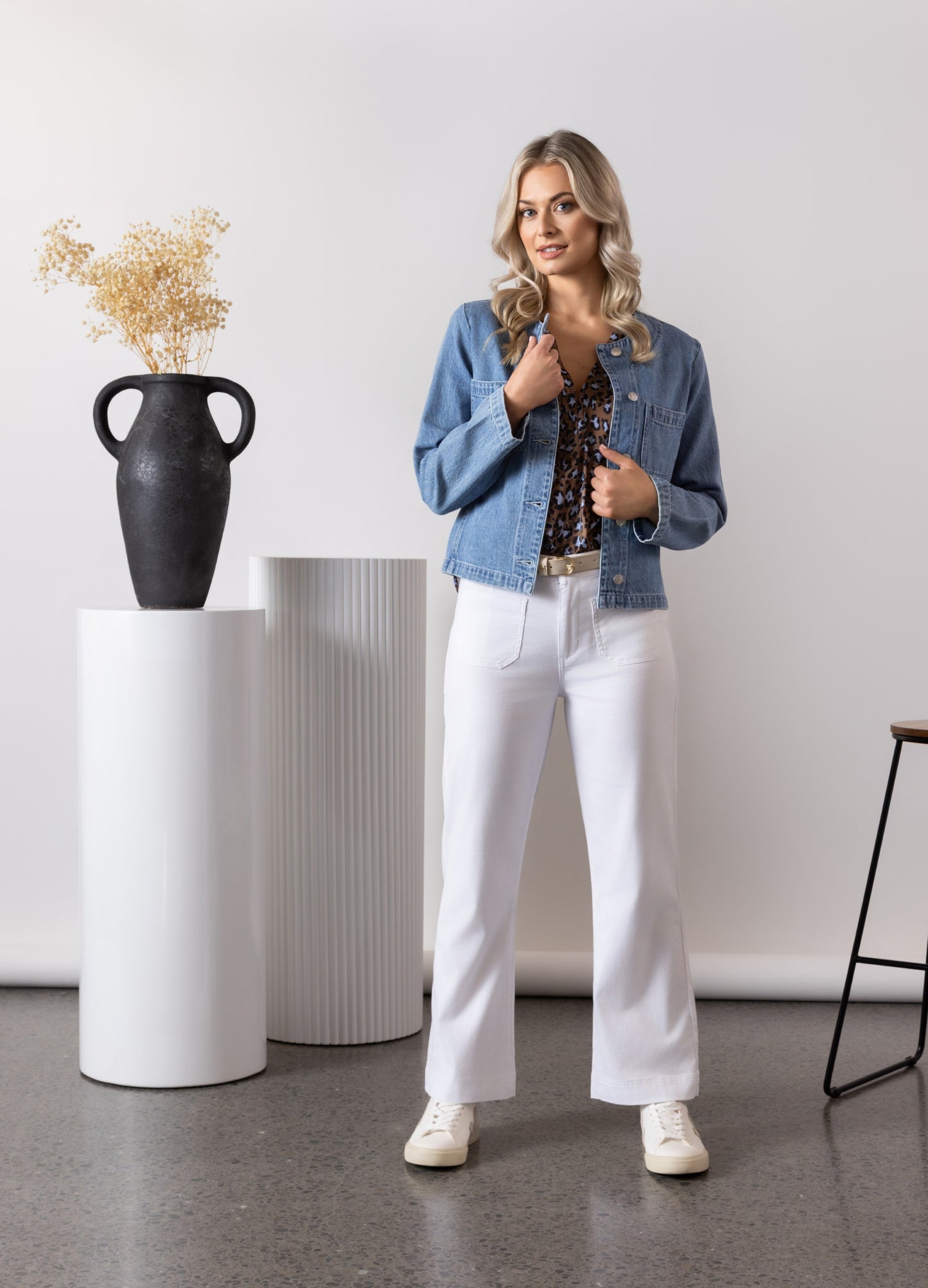 Daily Jean 5995A White Denim more sizes available