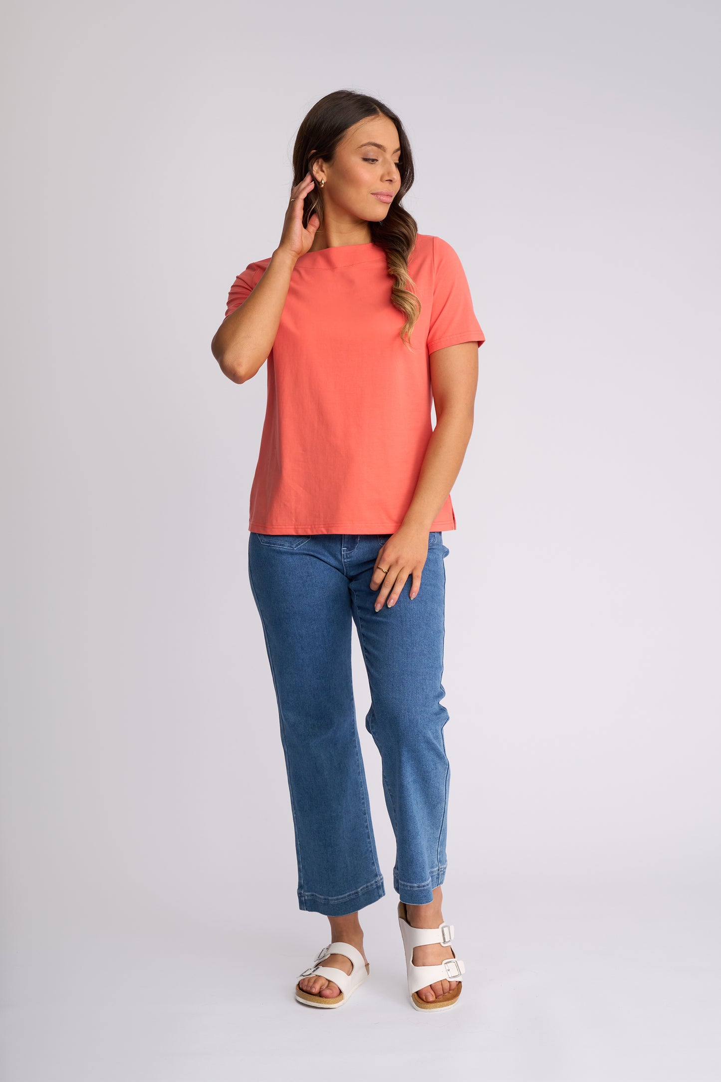 4489 - Raya Top - Coral