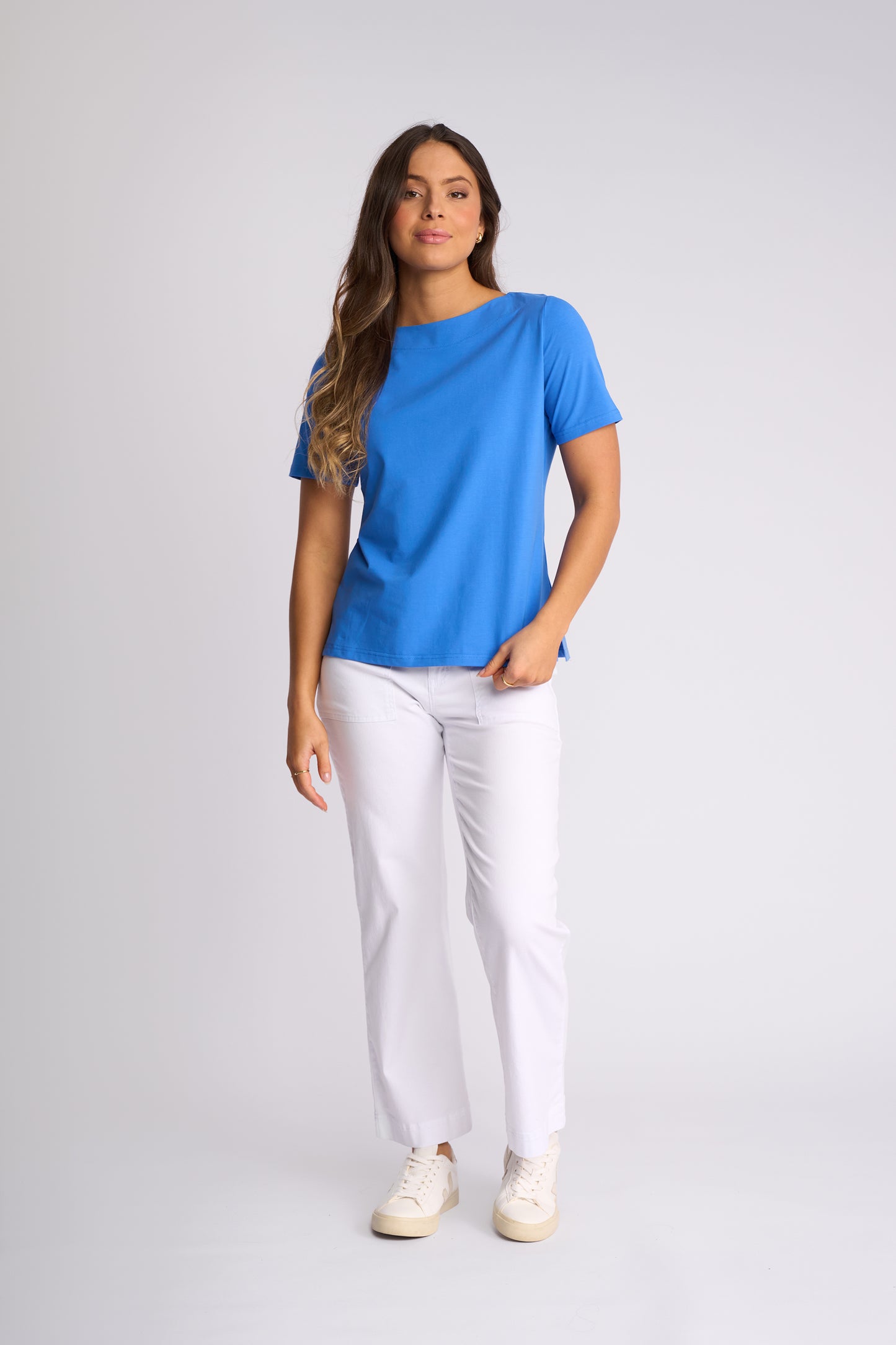 4489 - Raya Top - French Blue