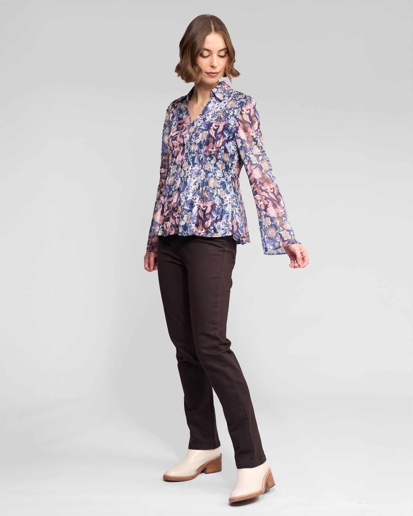 Valley Chiffon Shirt - Rhea
