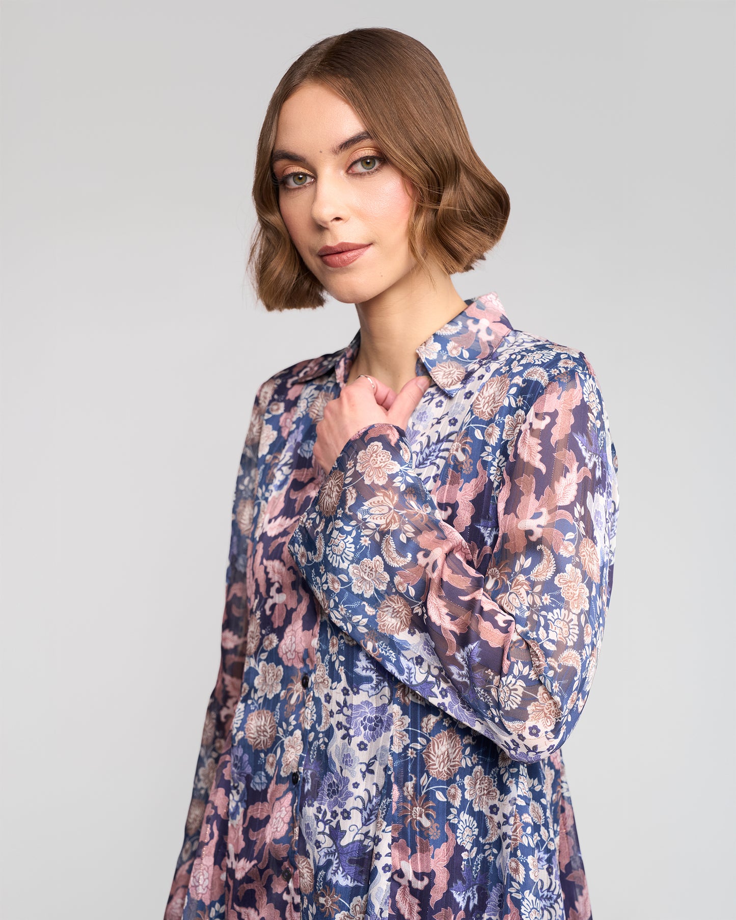 Valley Chiffon Shirt - Rhea