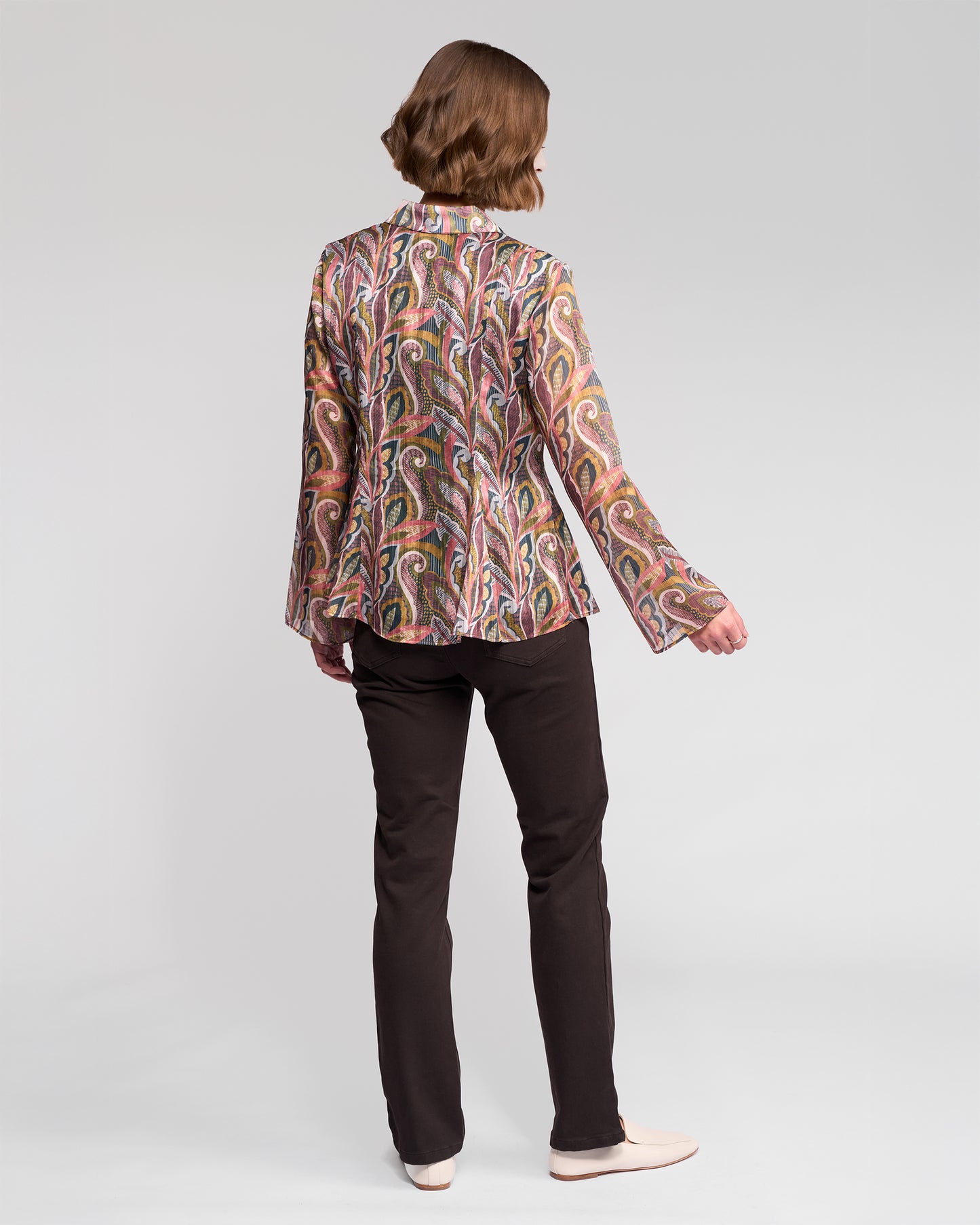 Valley Chiffon Shirt - Sable