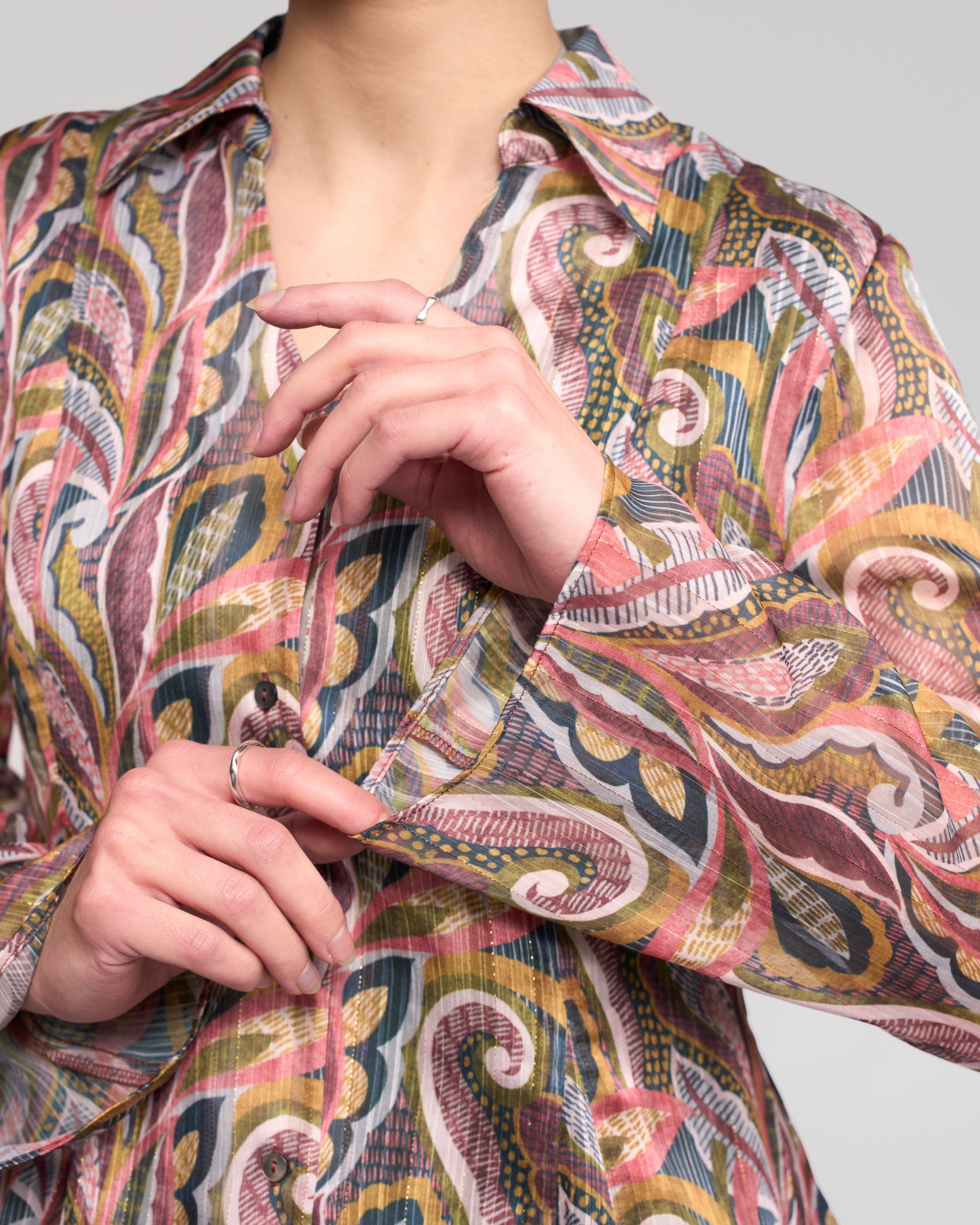 Valley Chiffon Shirt - Sable