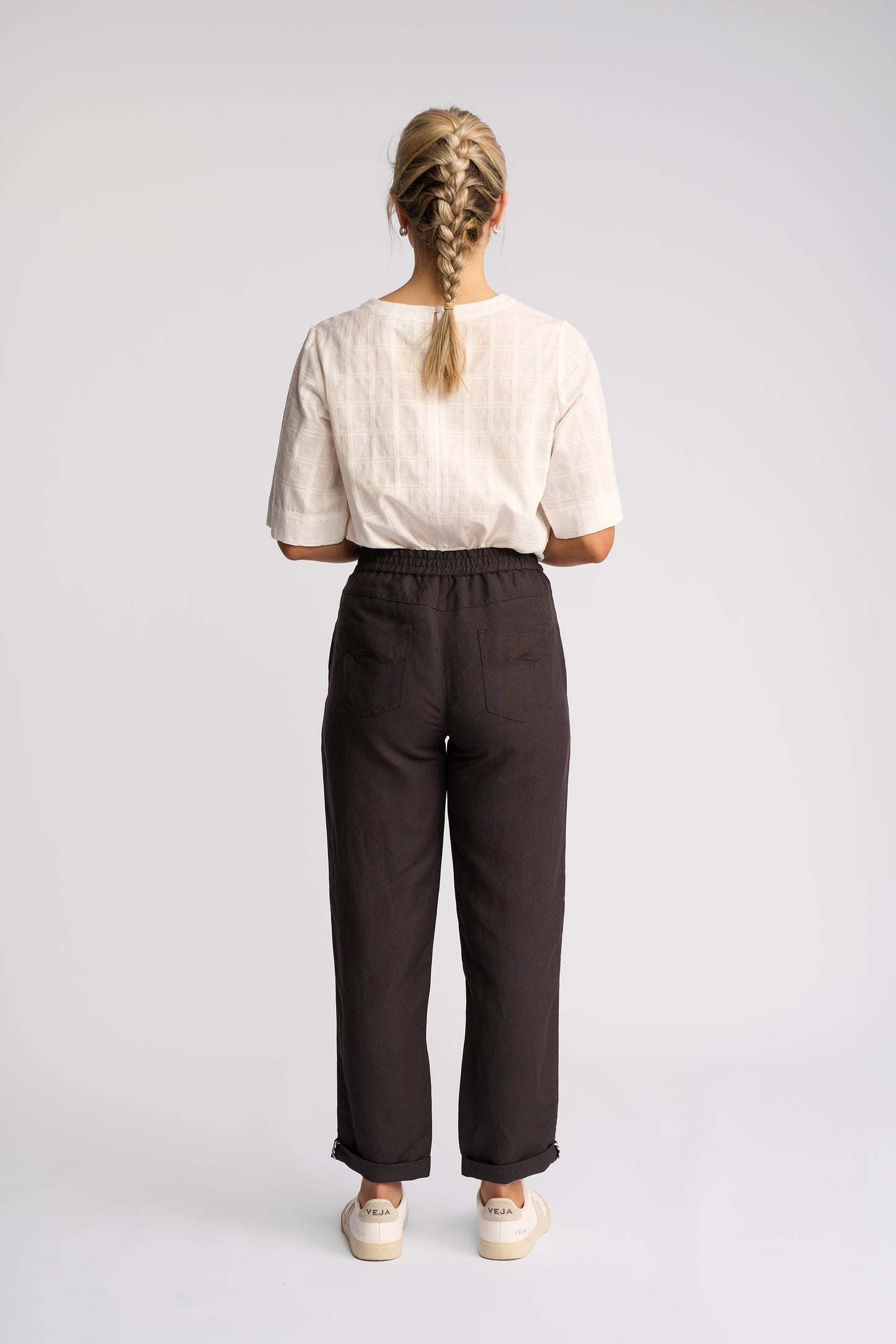 5016 - Oxford Pant - Chocolate - (Due 2nd Week Aug)