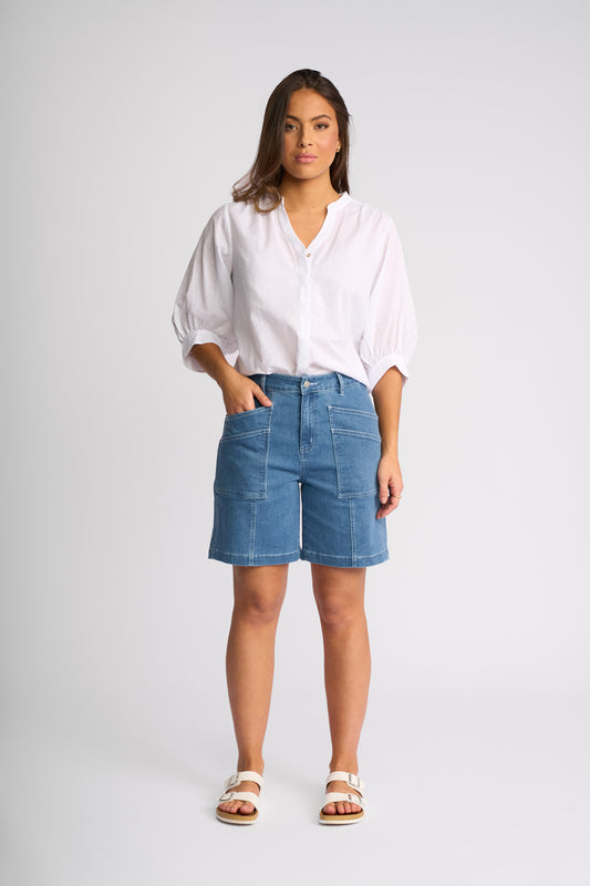 5033 - Raven Short - Blue Hue Denim - (Due 2nd Week Aug)