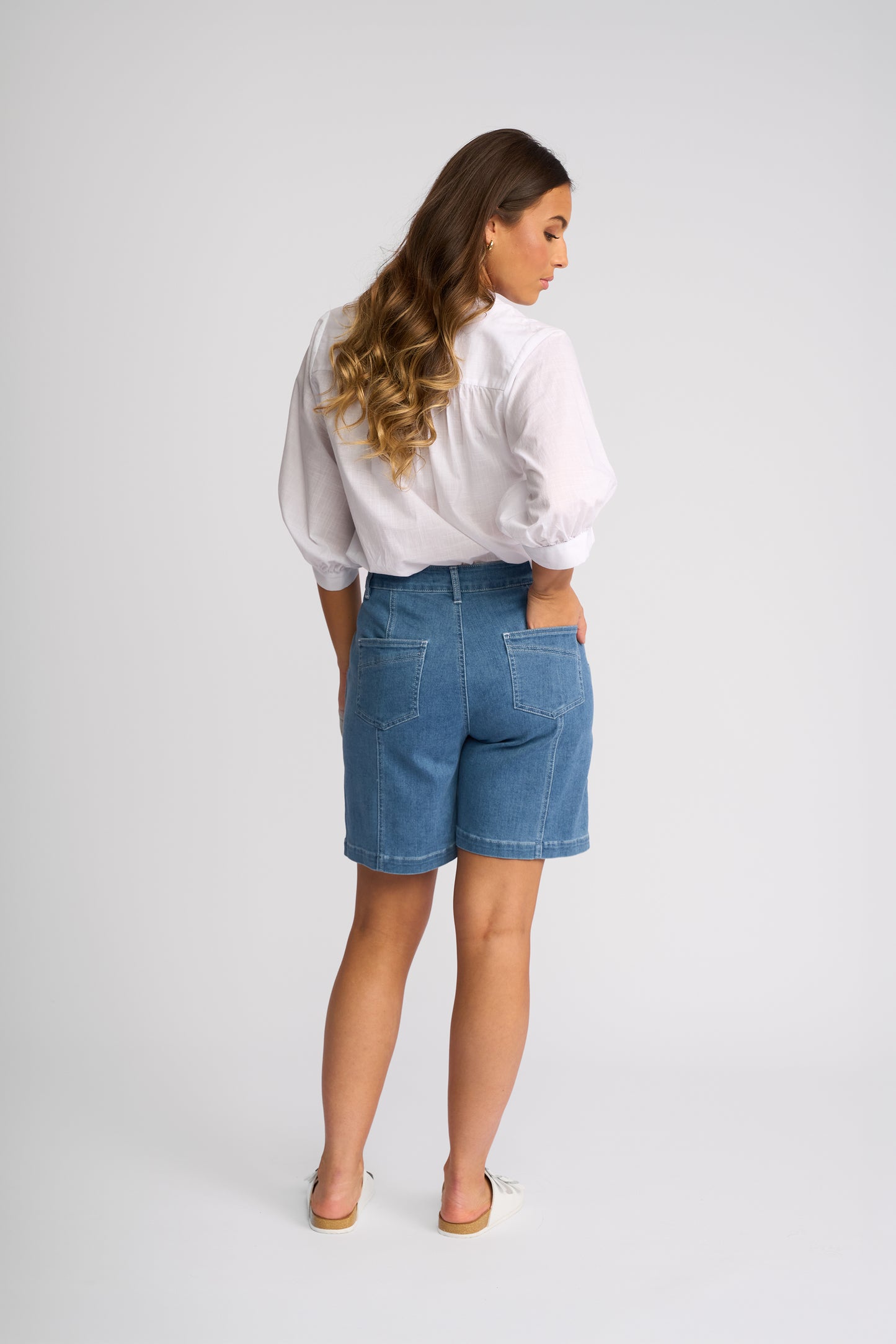 5033 - Raven Short - Blue Hue Denim - (Due 2nd Week Aug)