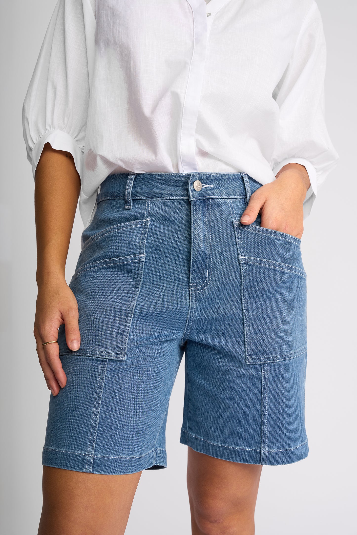 5033 - Raven Short - Blue Hue Denim - (Due 2nd Week Aug)