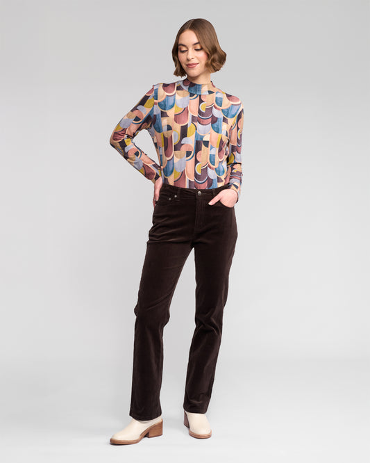 Arch Cord Pant - 5911M - Walnut