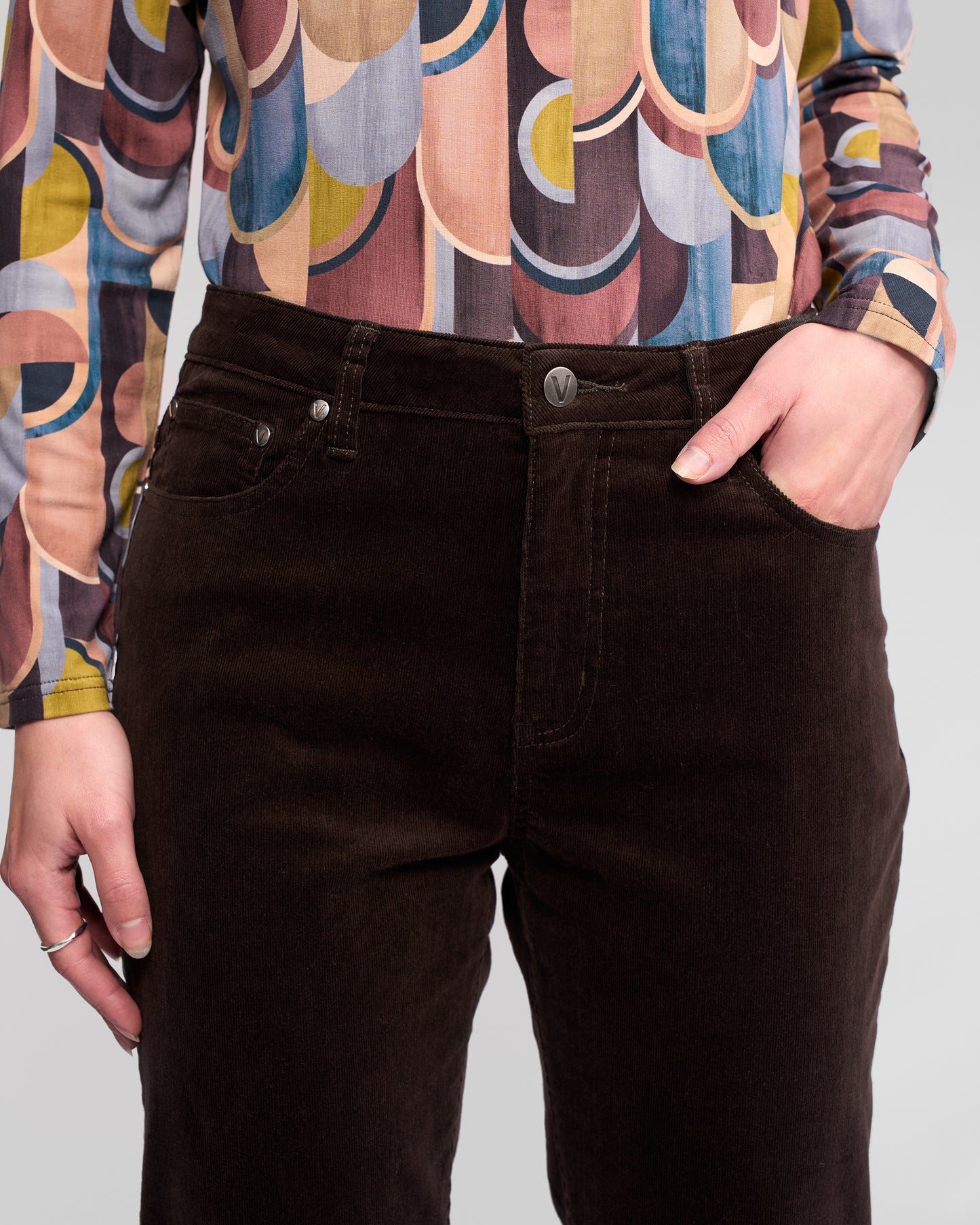 Arch Cord Pant - 5911M - Walnut