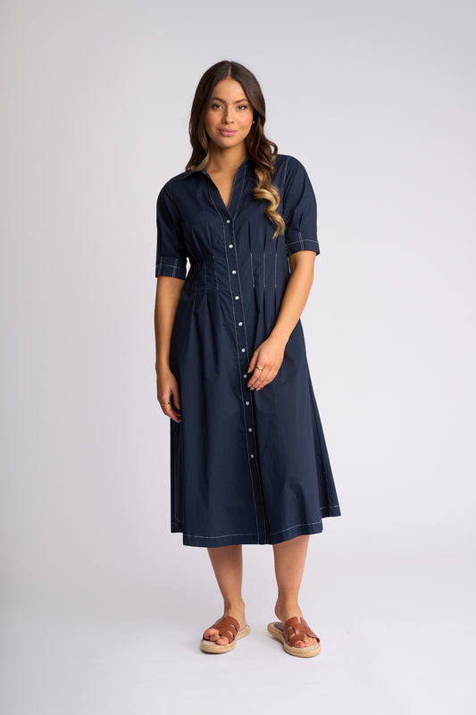 6114 - Addie Dress - Ink (Due 3rd Week Aug)