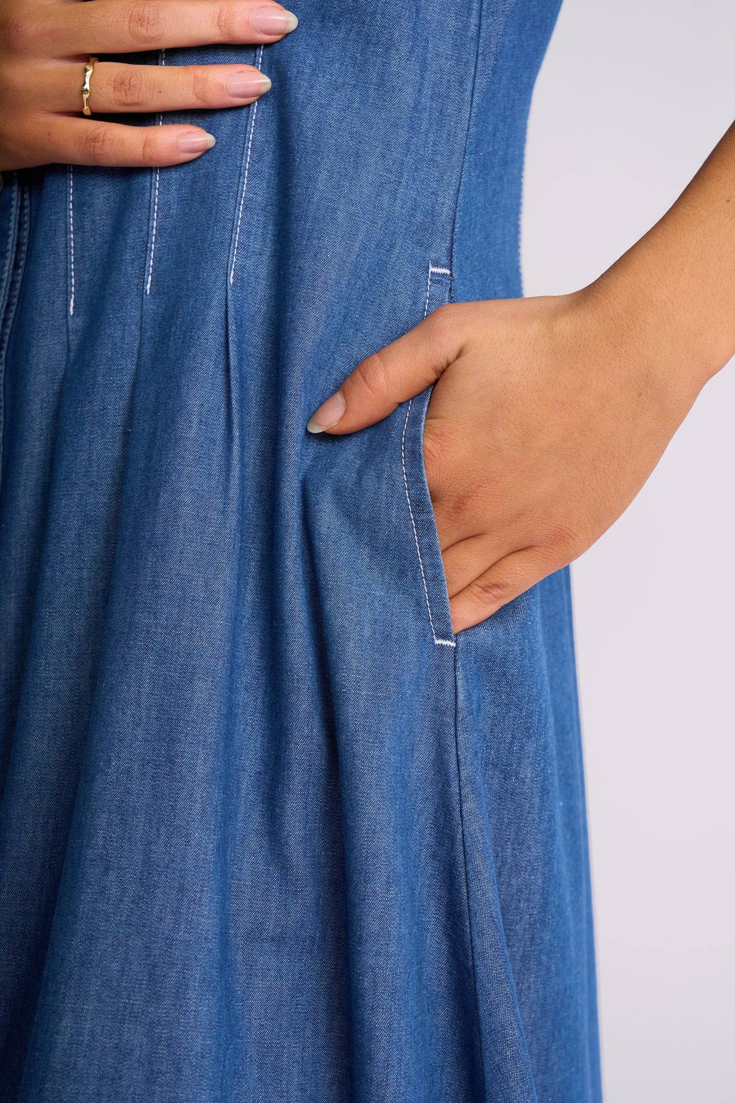 6114 - Addie Dress - Ocean