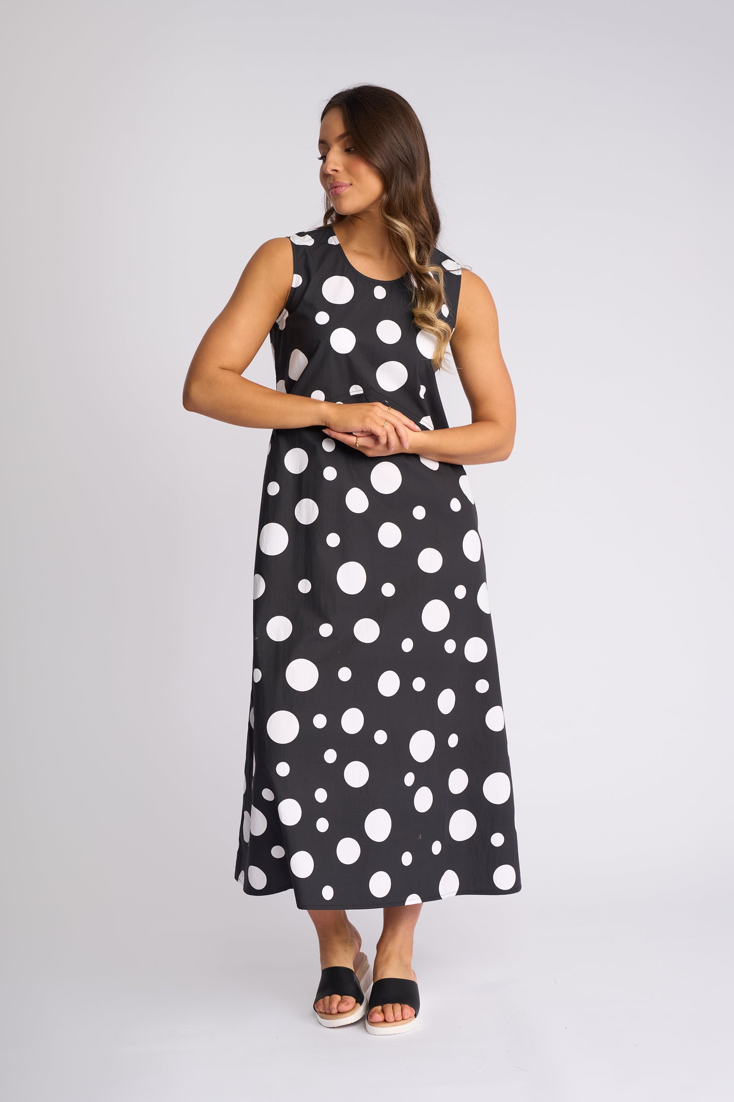 6128 - Blake Dress - Spot (Due 3rd Week Aug)
