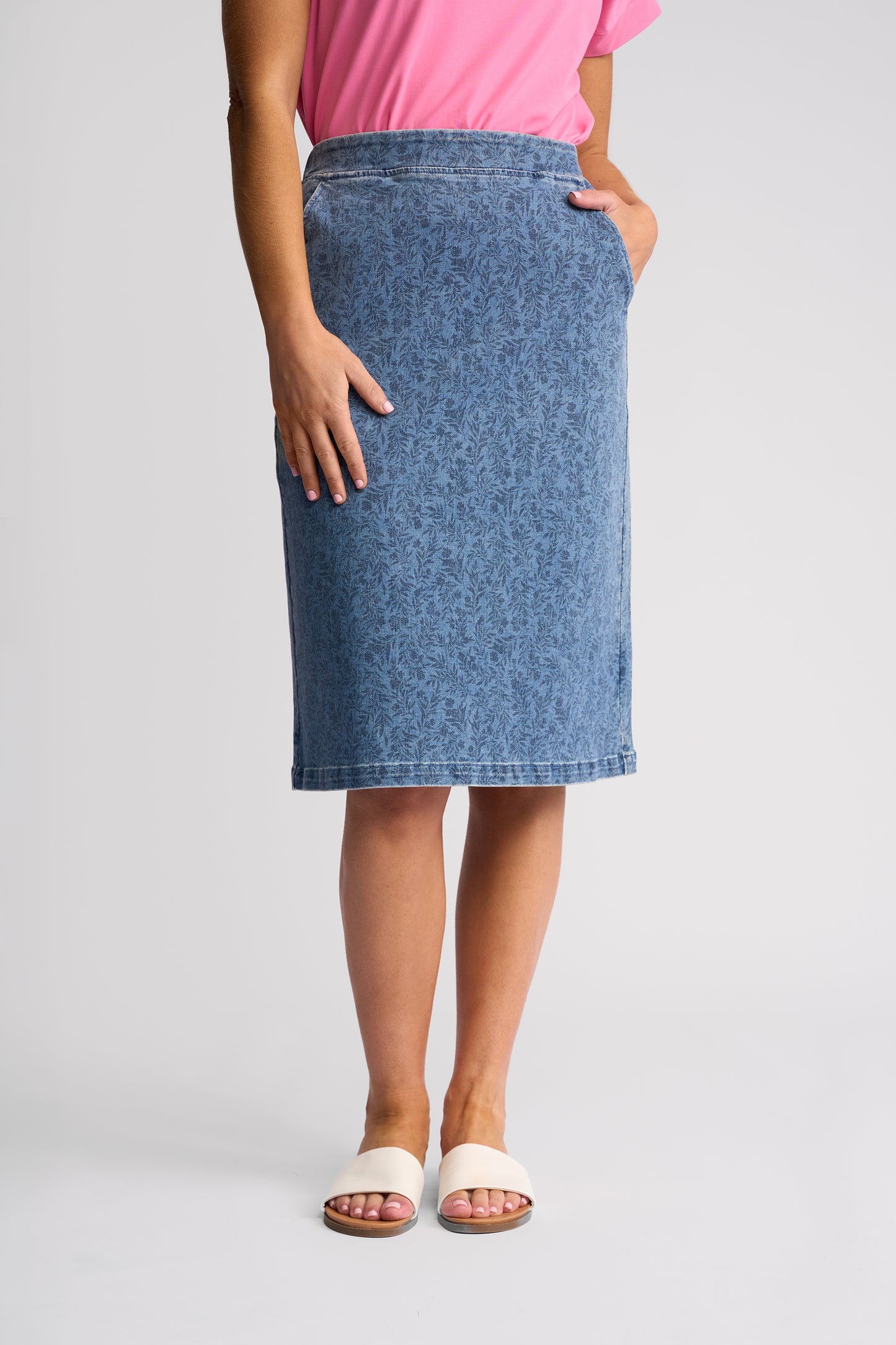 7066P - Terra Skirt - Wisteria Denim (Due 3rd Week Aug)
