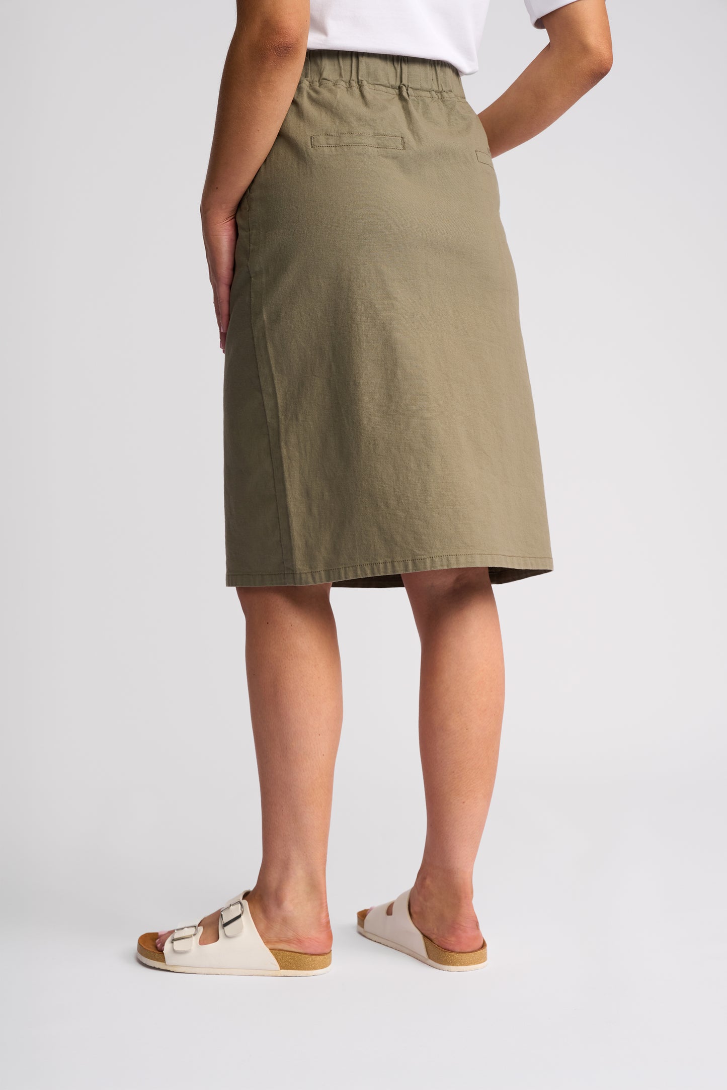 7067N - Belen Skirt - Army  (Due 3rd Week Aug)
