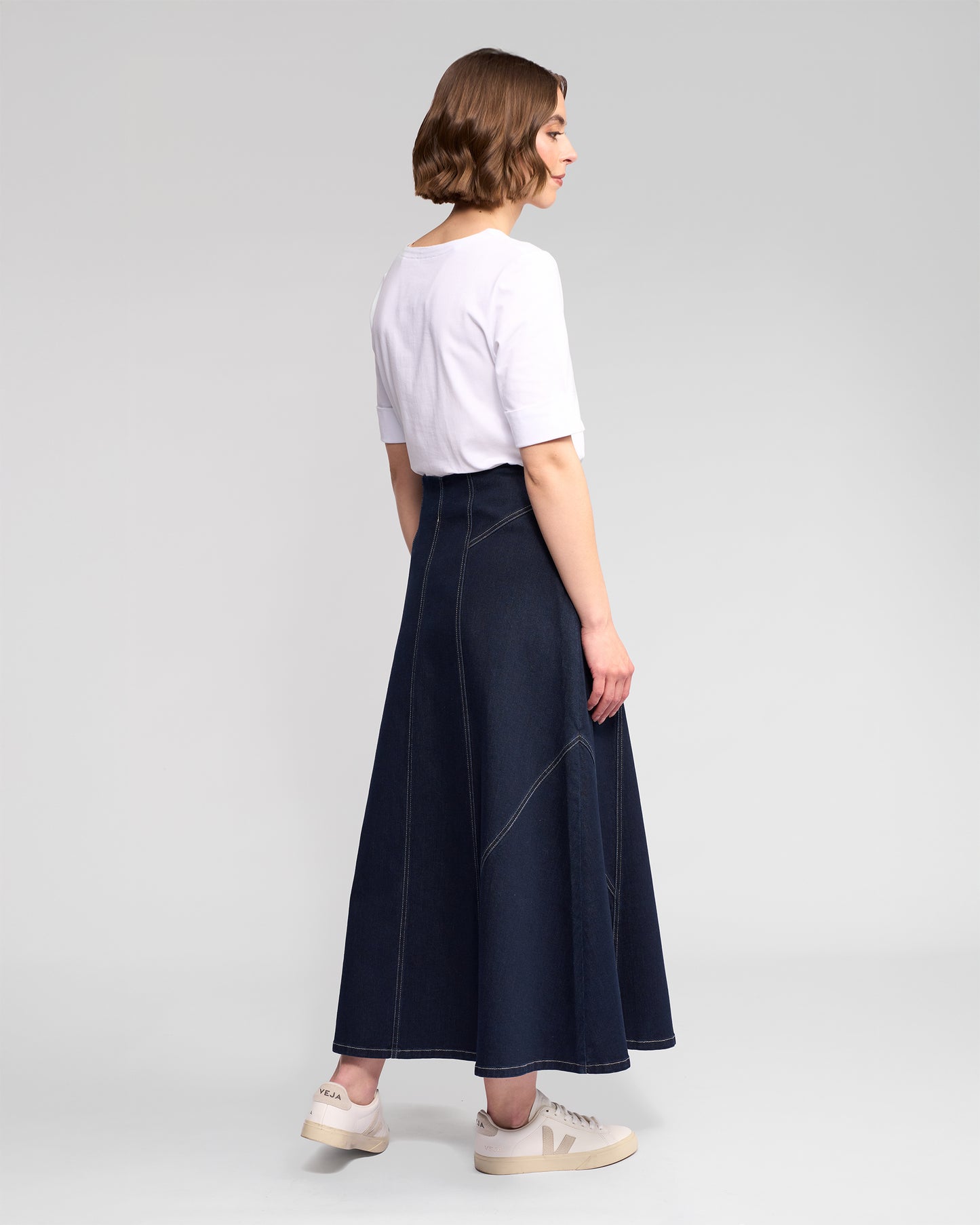 Akari Skirt - 7073 - Ink Denim