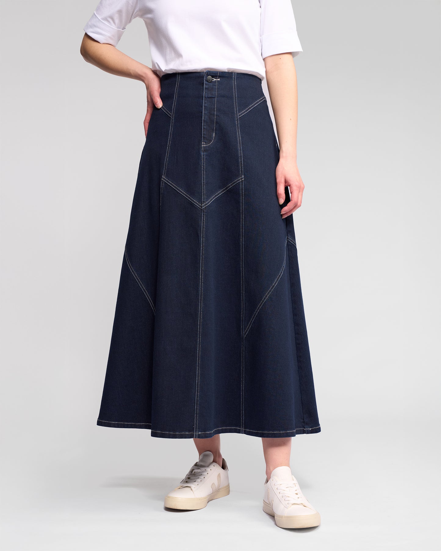Akari Skirt - 7073 - Ink Denim