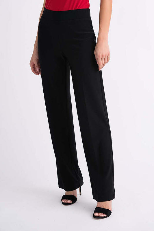 Silky Wide Leg Pant -Black