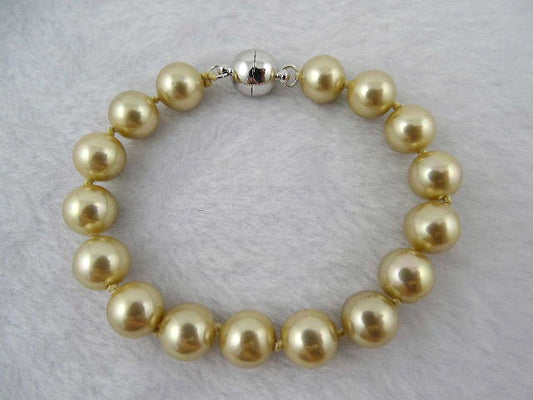 Gold Pearl Bracelet - PL0308